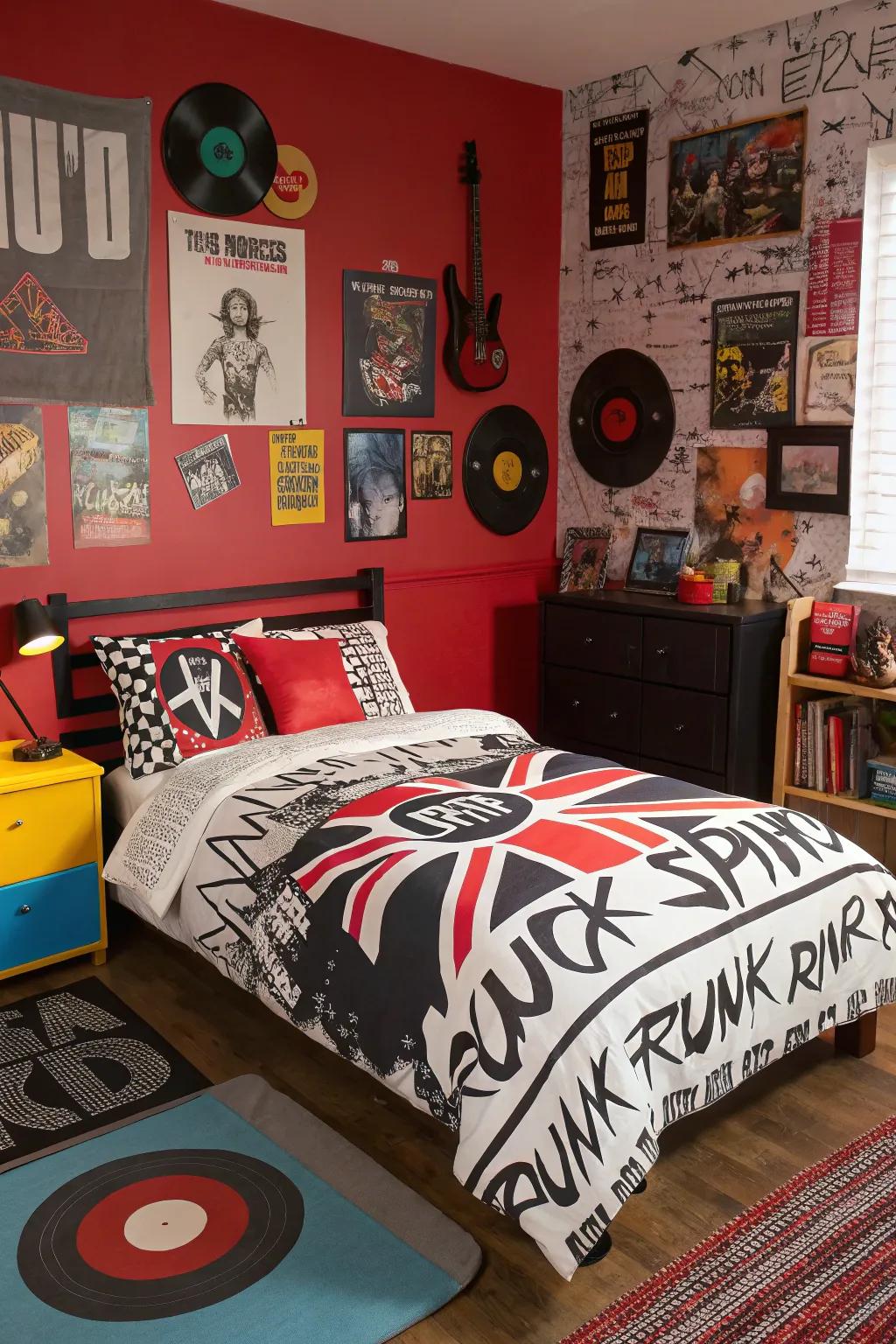 Inject character into your area with striking bedding.