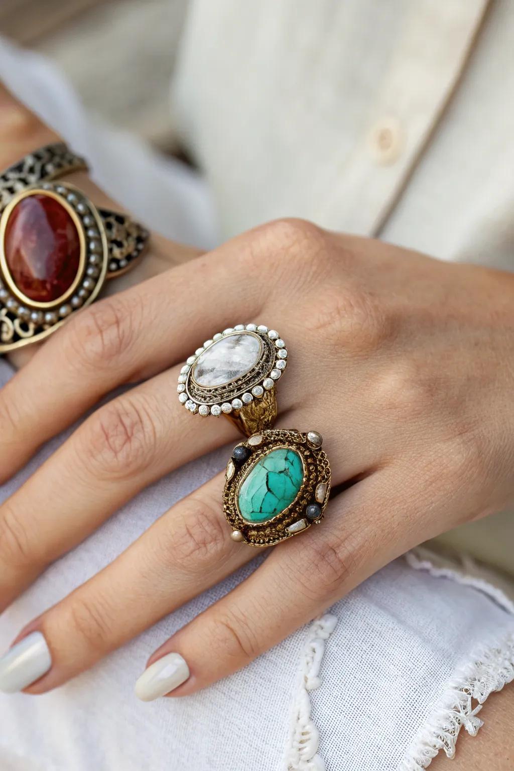Alluring Rings Inspired by the Vintage Era