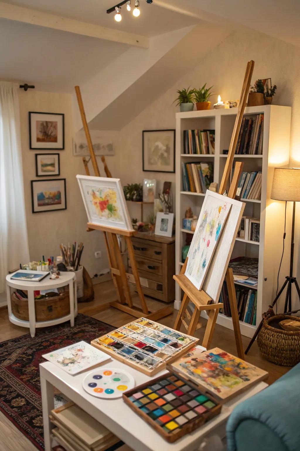 An artistic night lets you express creativity together.