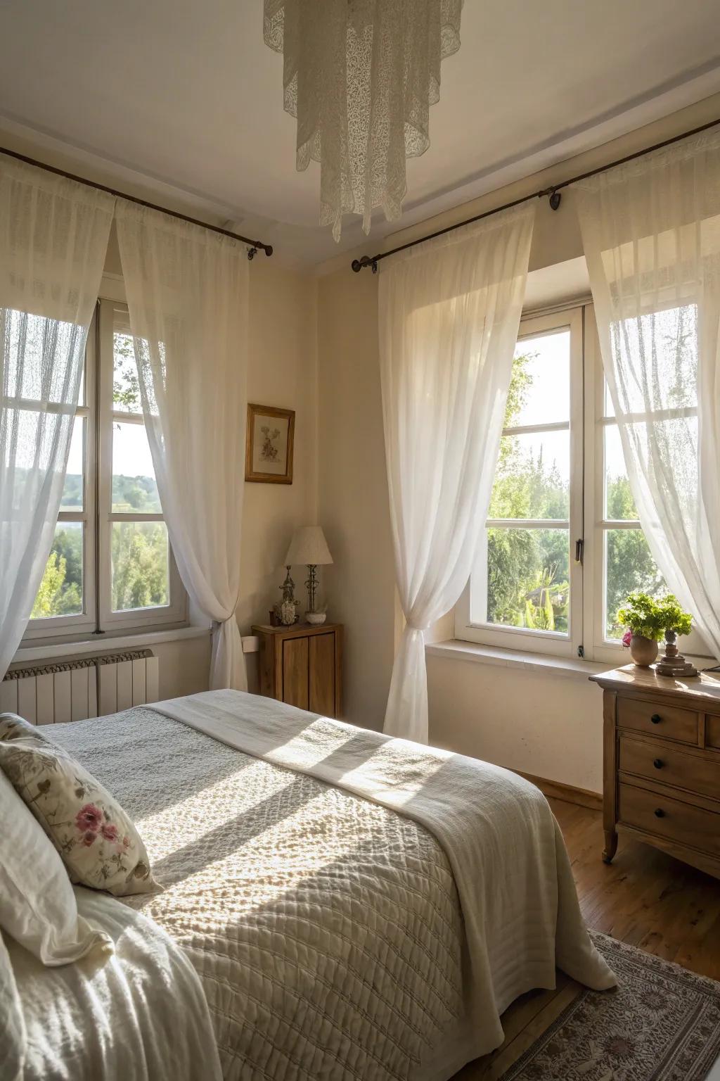 Drape appends polish and solitude.