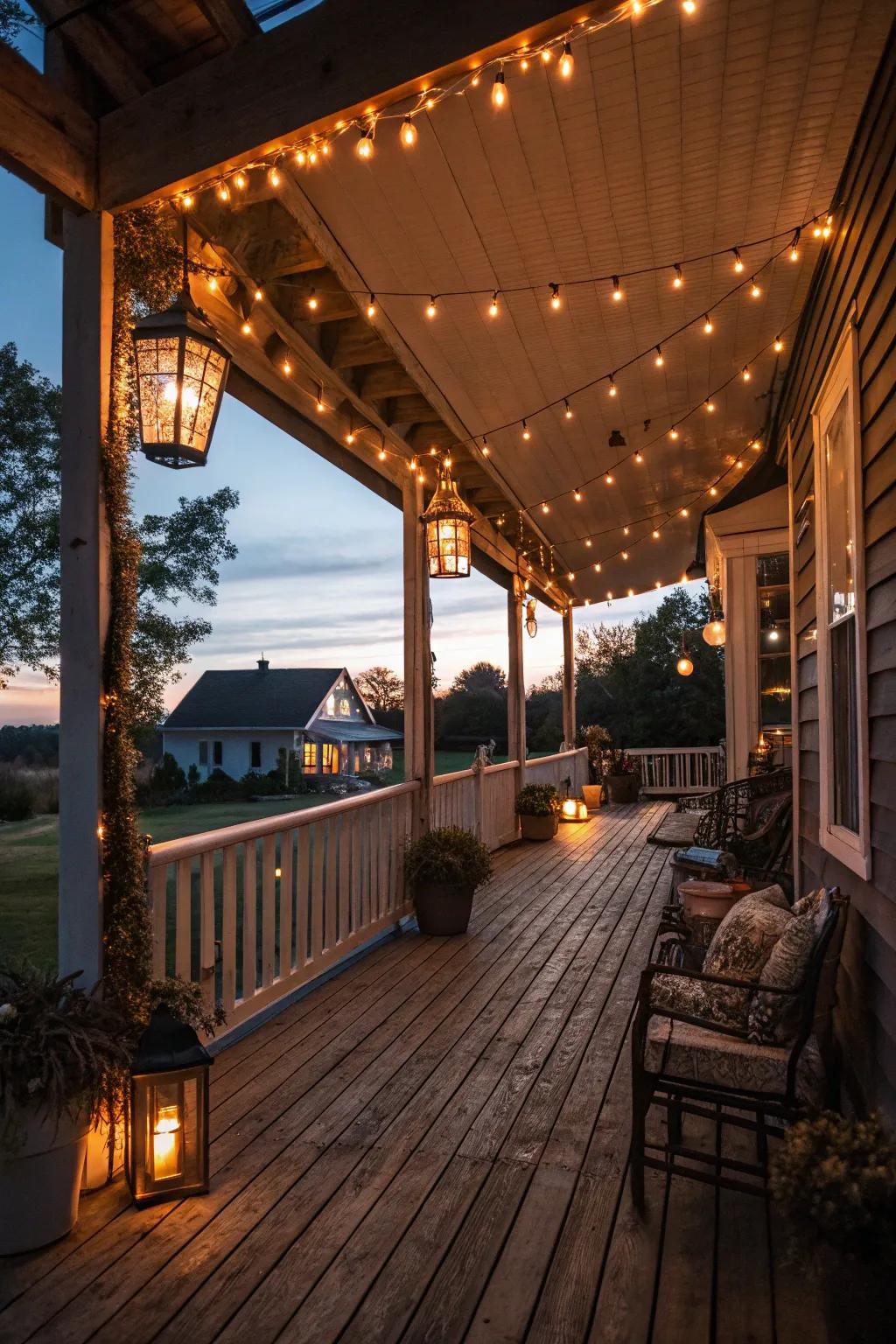 Inventive illumination appends ambiance and allure.