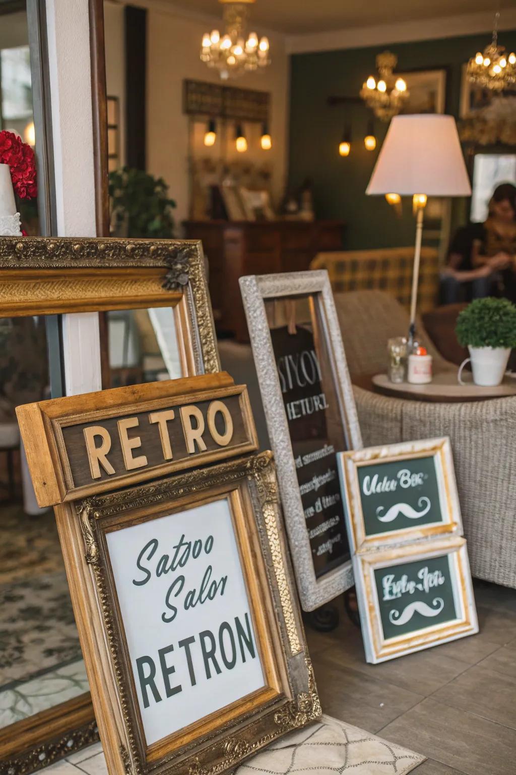 Introduce charm with vintage sensations.