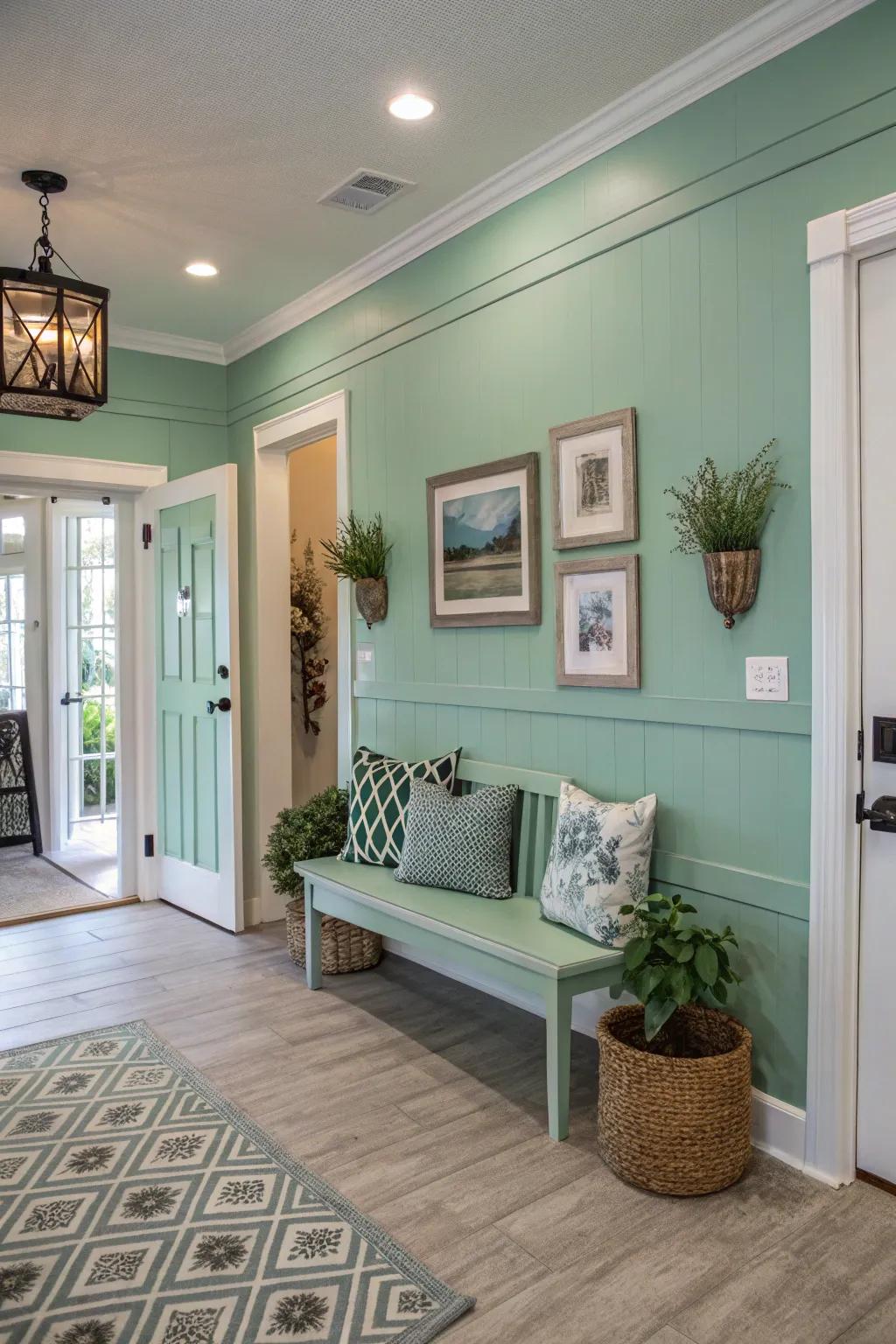 An entranceway with a serene and tranquil ambiance.