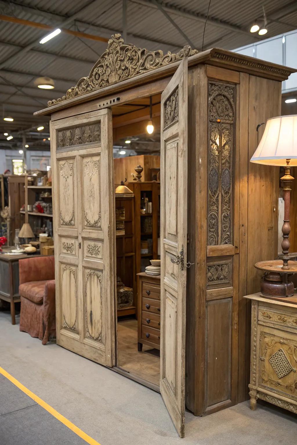 Old entrances repurposed as a stunning backdrop
