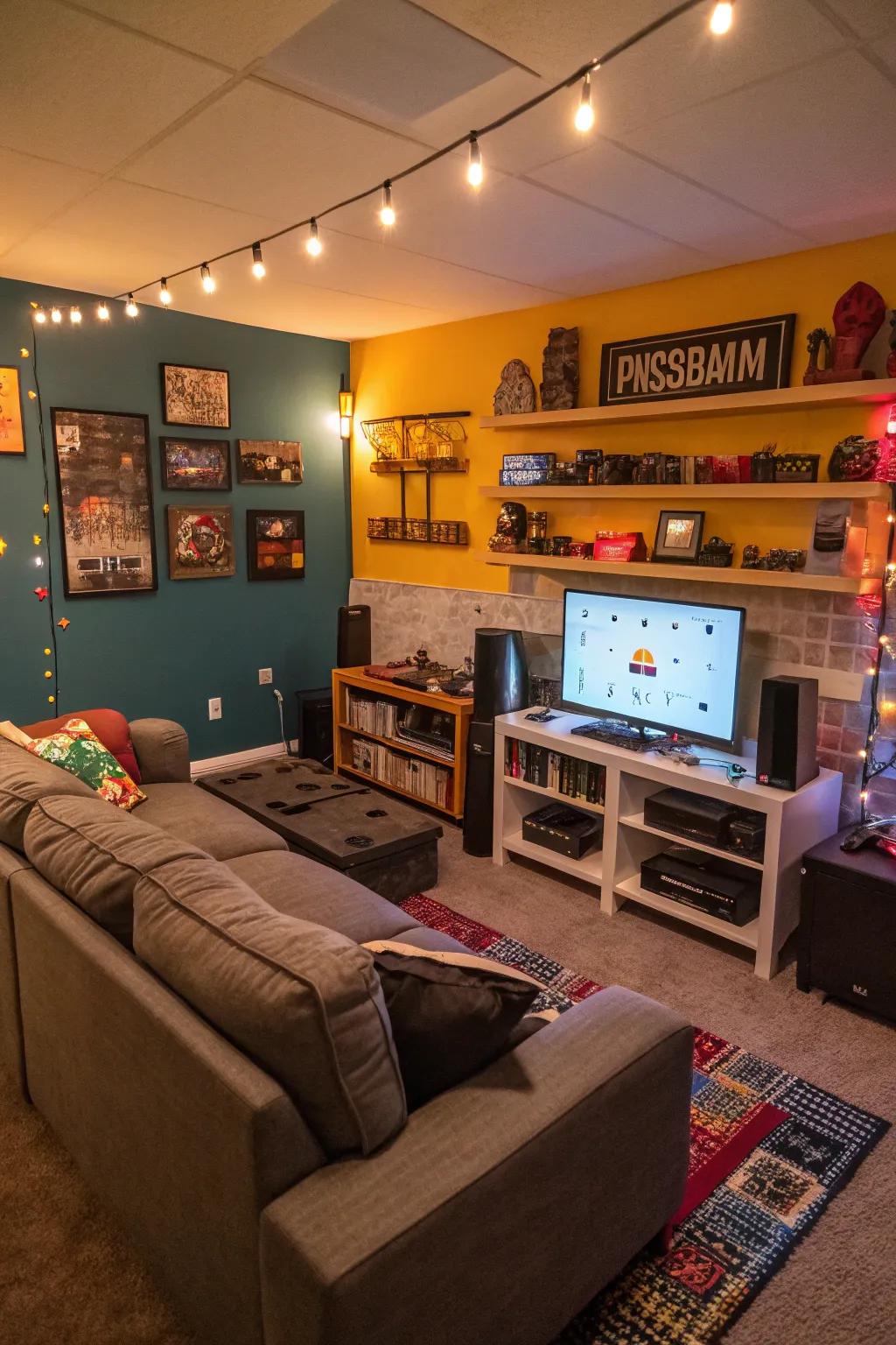 DIY projects add personal flair to your gaming room.