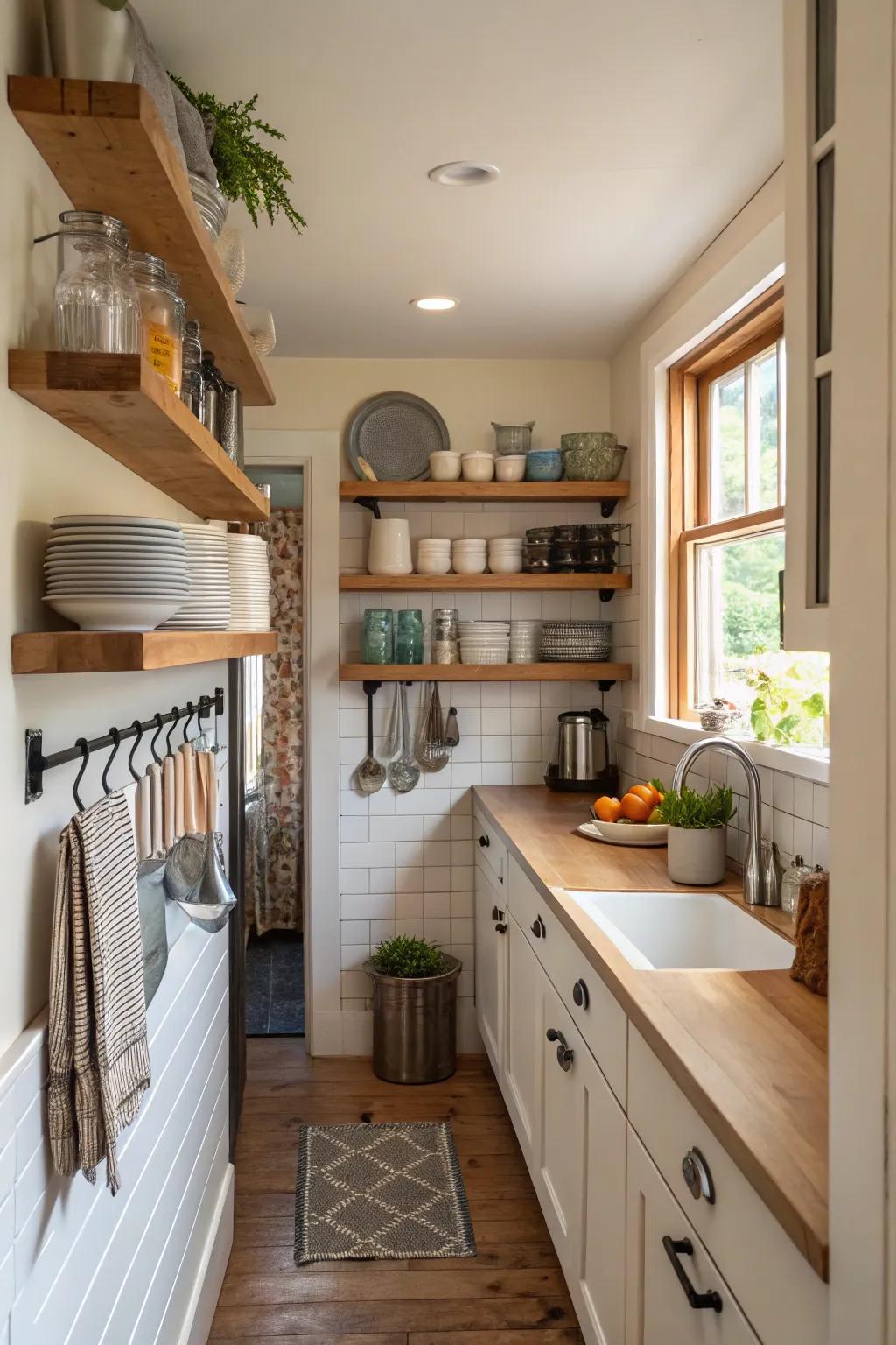 Exposed mounts introduce elegance and practicality.