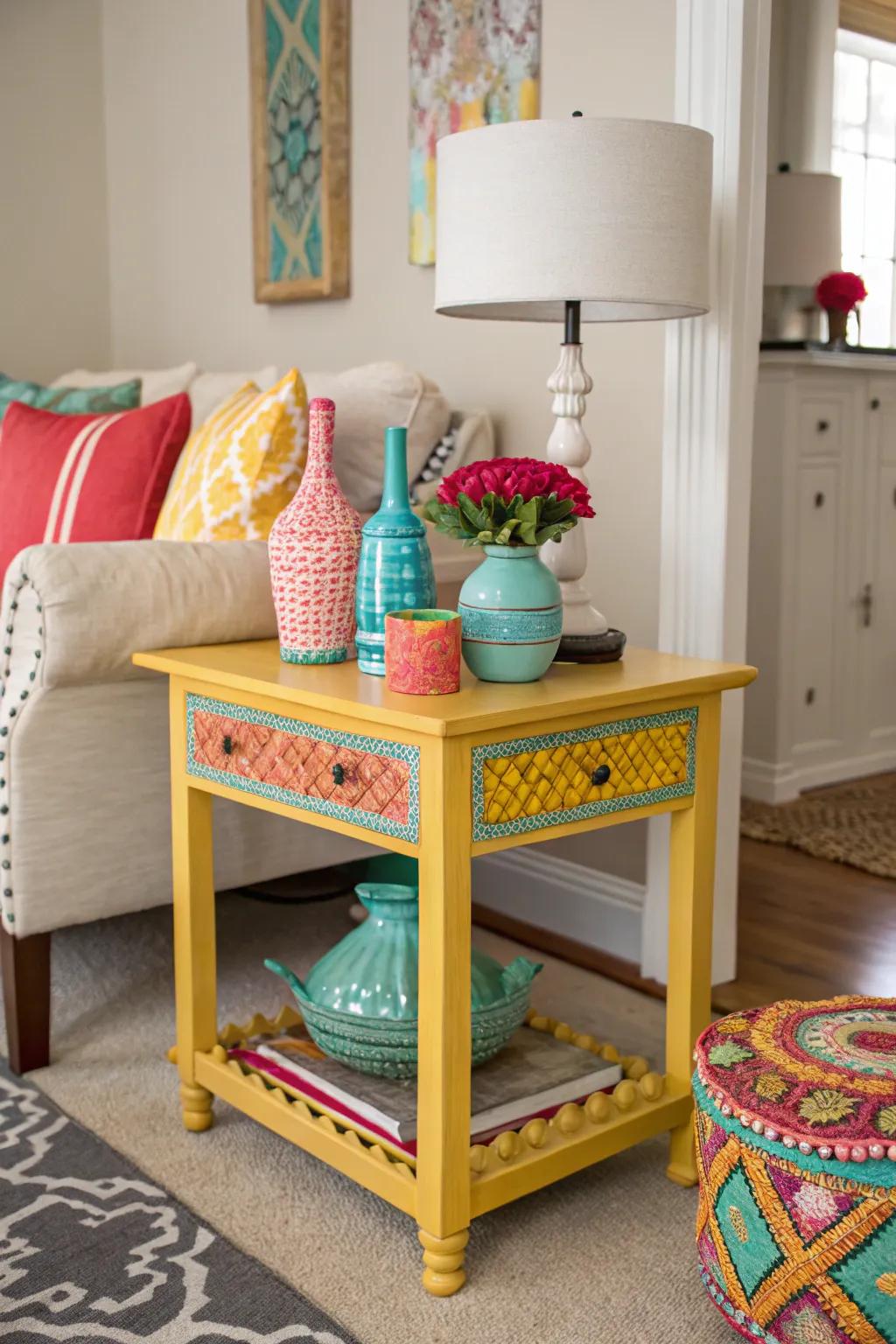 Bold colors bring vibrancy and energy to a room.