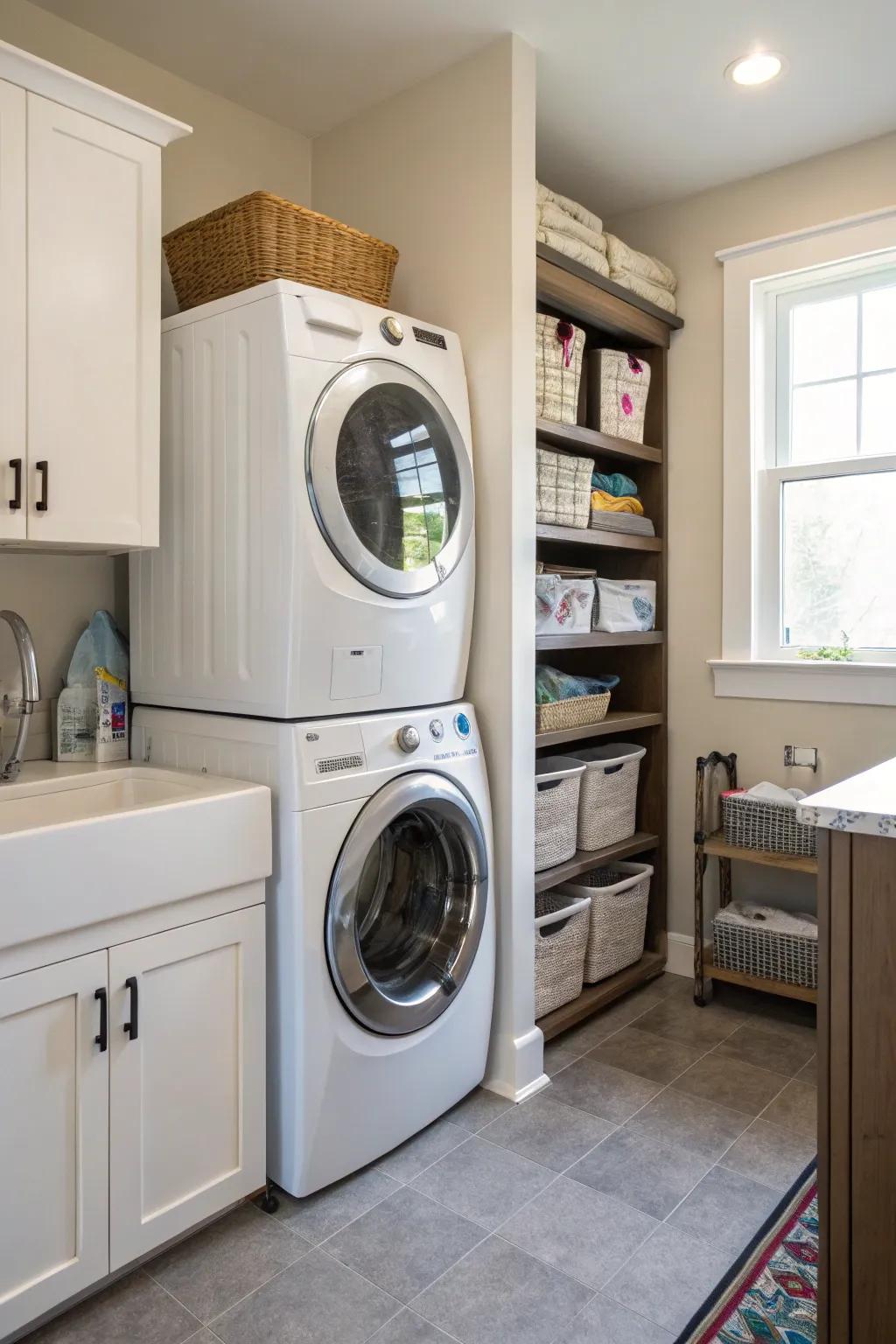 A service sink adds practicality and convenience to your washing space.