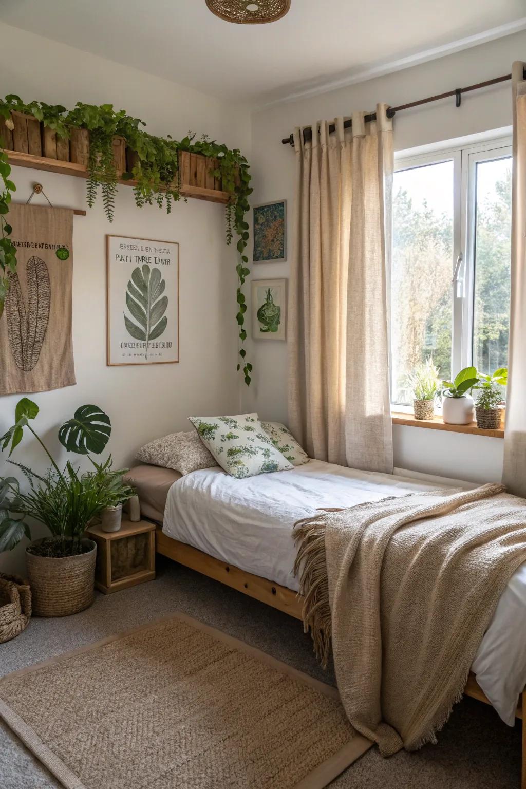 Earth-conscious curtains merge design with sustainable living.