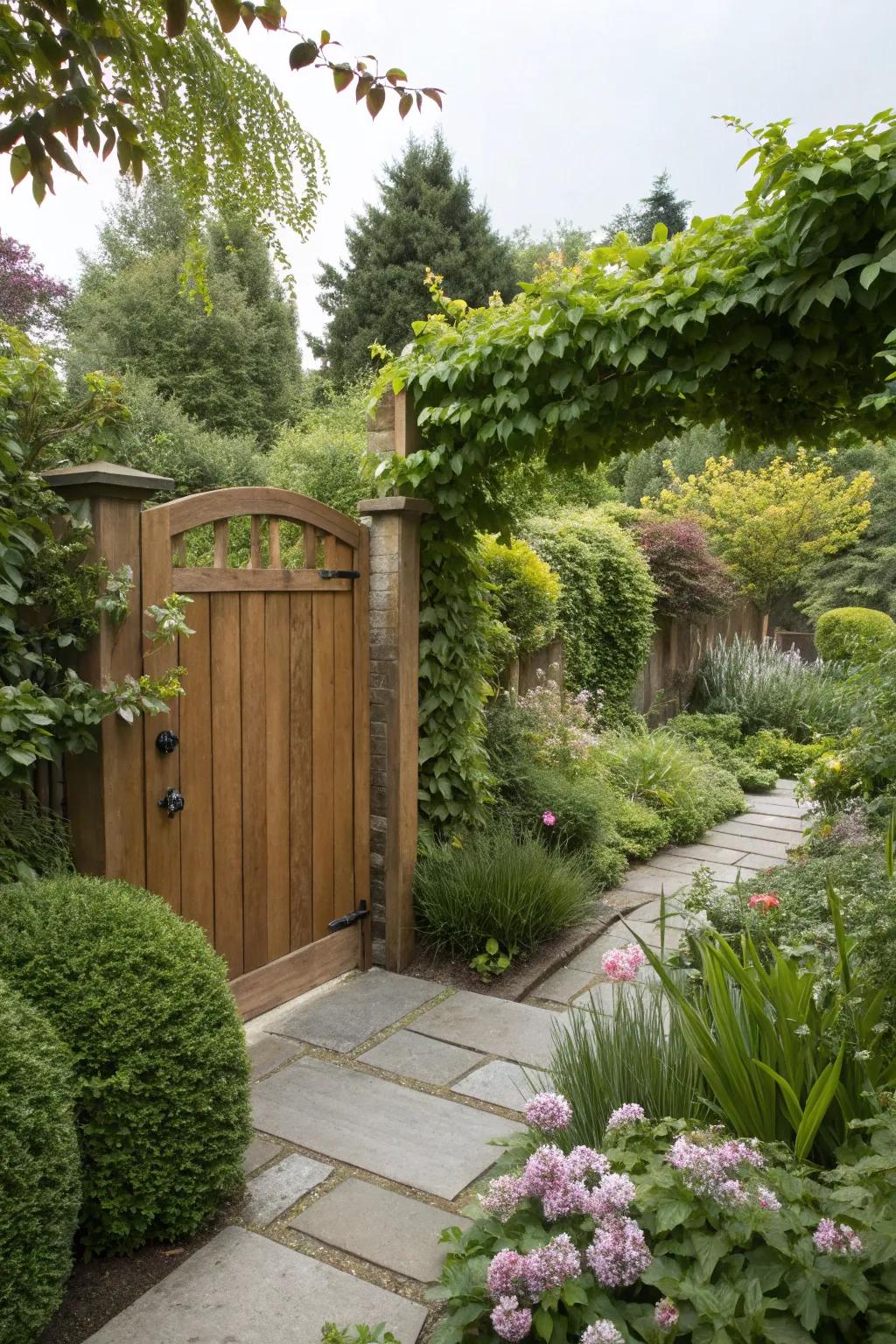 Self-supporting segment gates provide design without permanence.