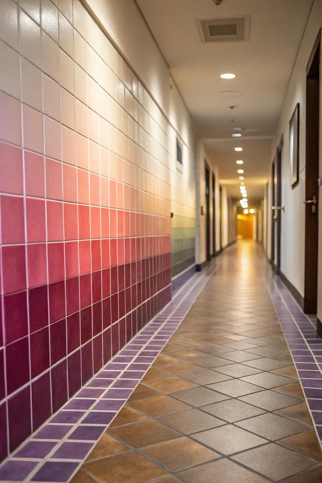 Formulate an inherent flow utilizing progressive tile blends.