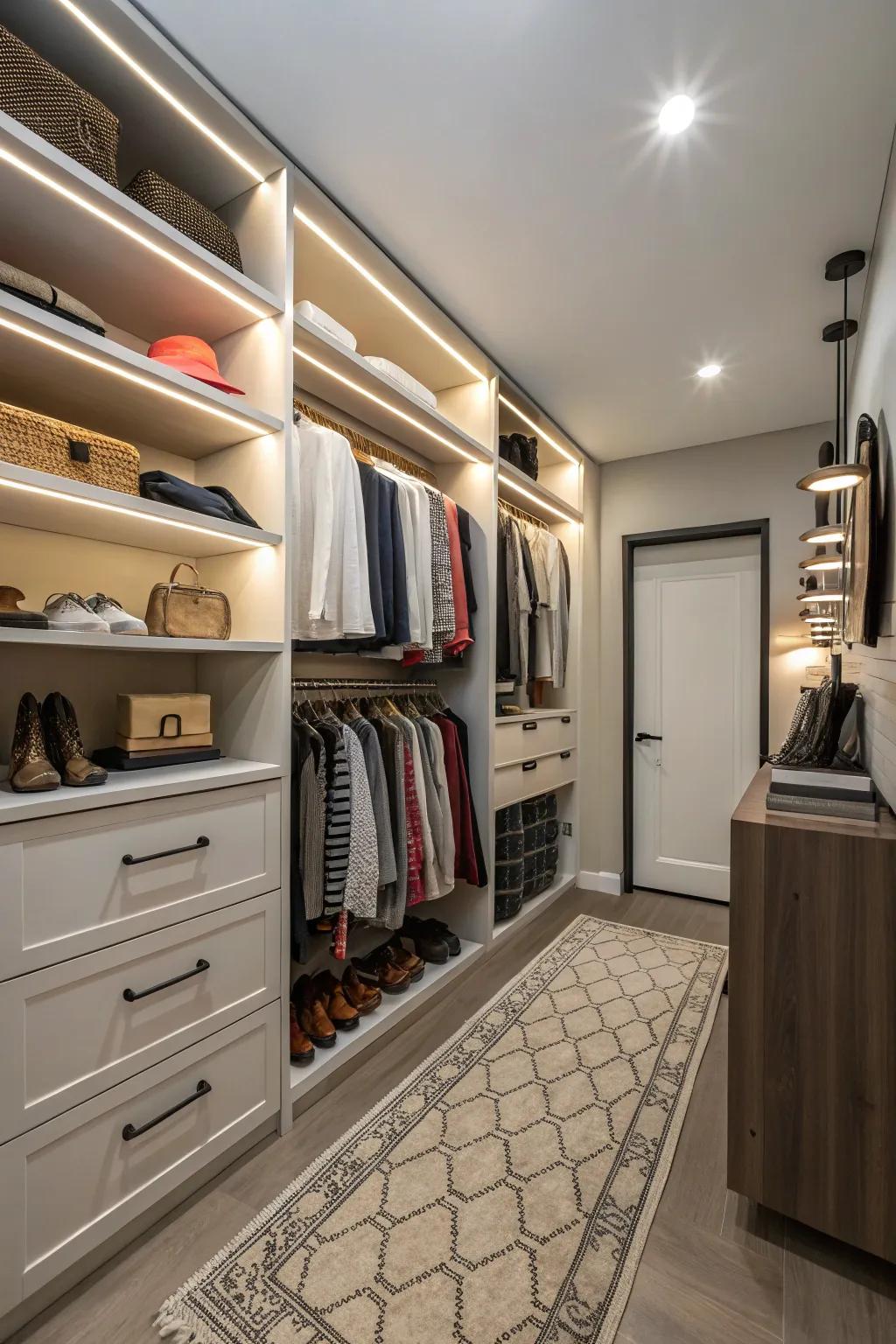 Creative layouts can optimize even spaces that are hard to work with.