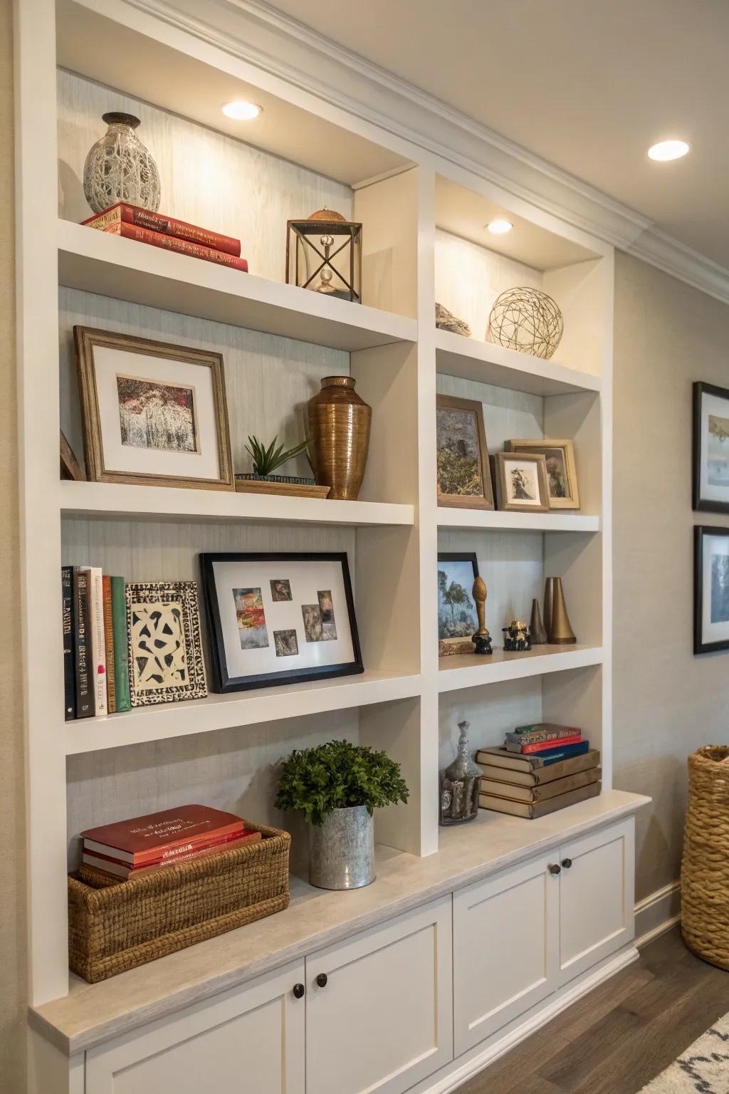 Showcase collections with niches.