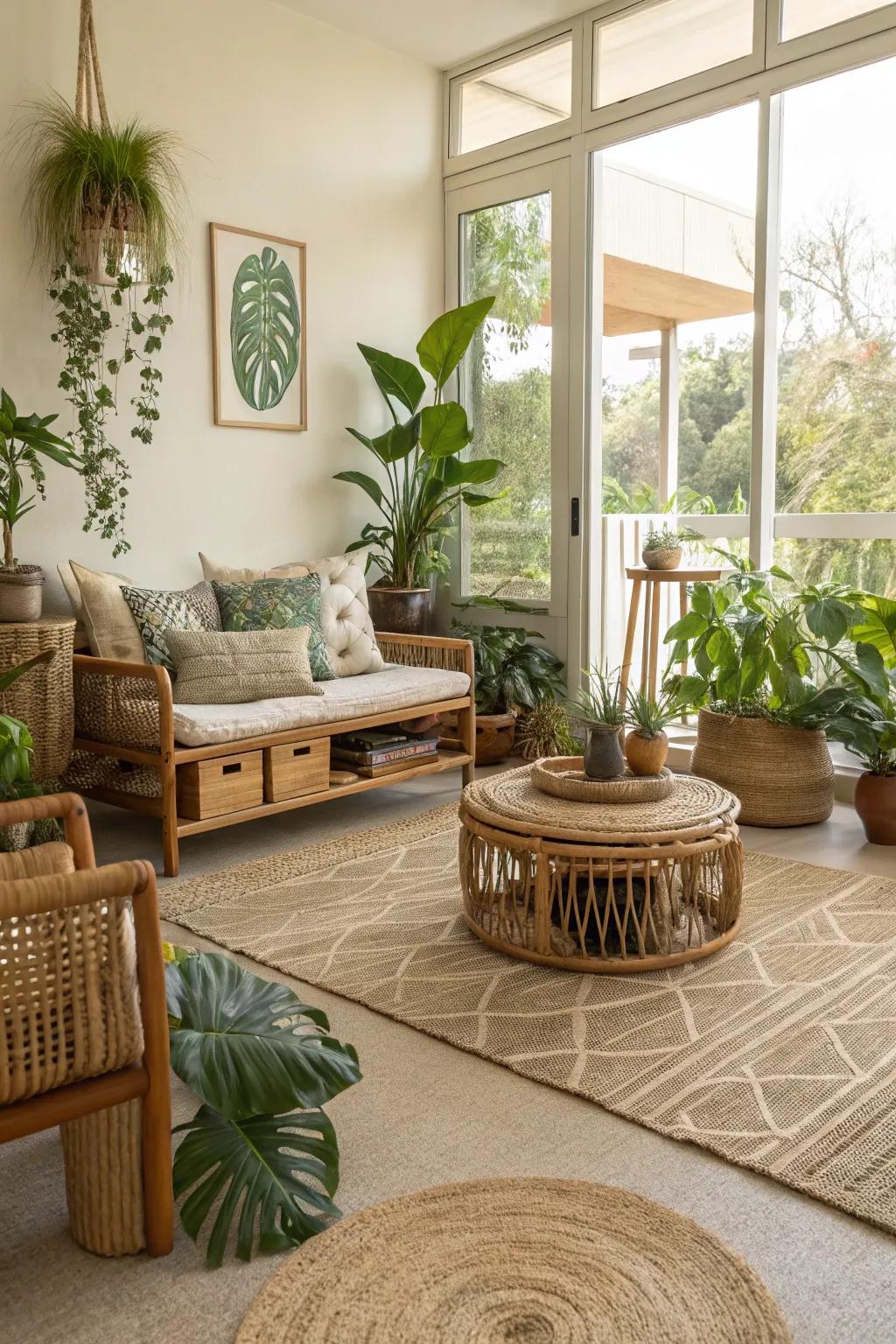 Eco-friendly carpets combine sustainability with style.