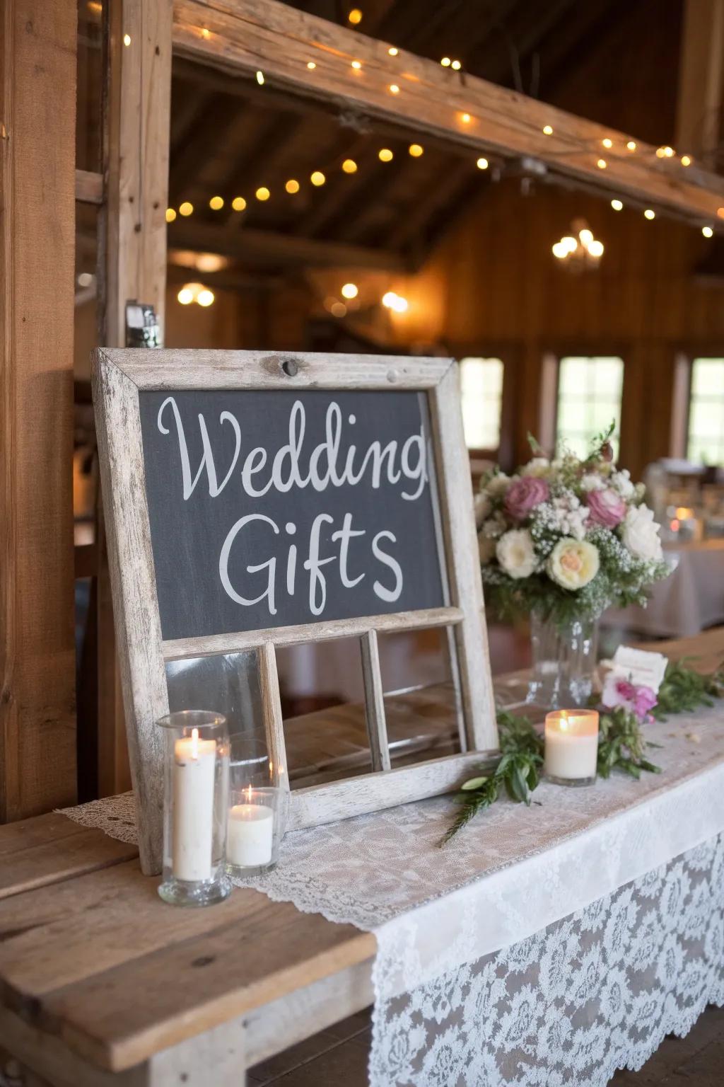 A vintage window pane for a rustic or industrial theme.