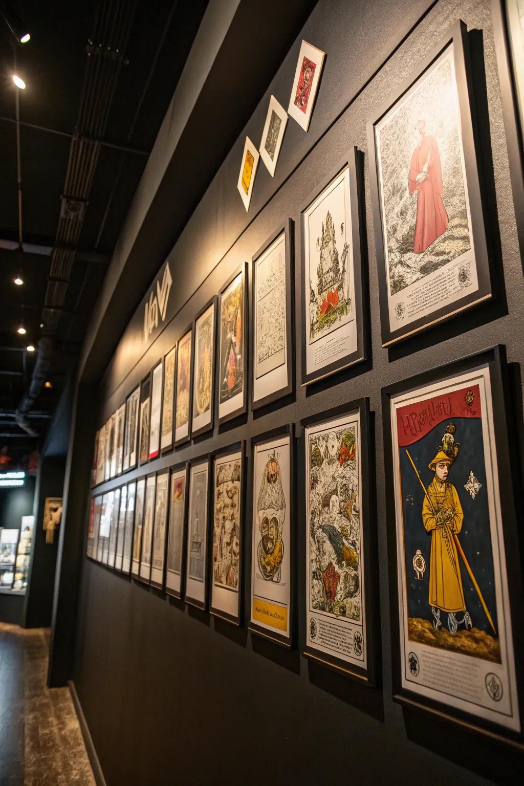 Tarot folios contribute an element of mystical arts.