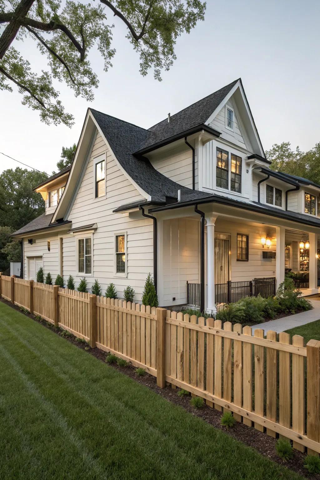 Beadboard soffits amplify the allure of any traditional home.
