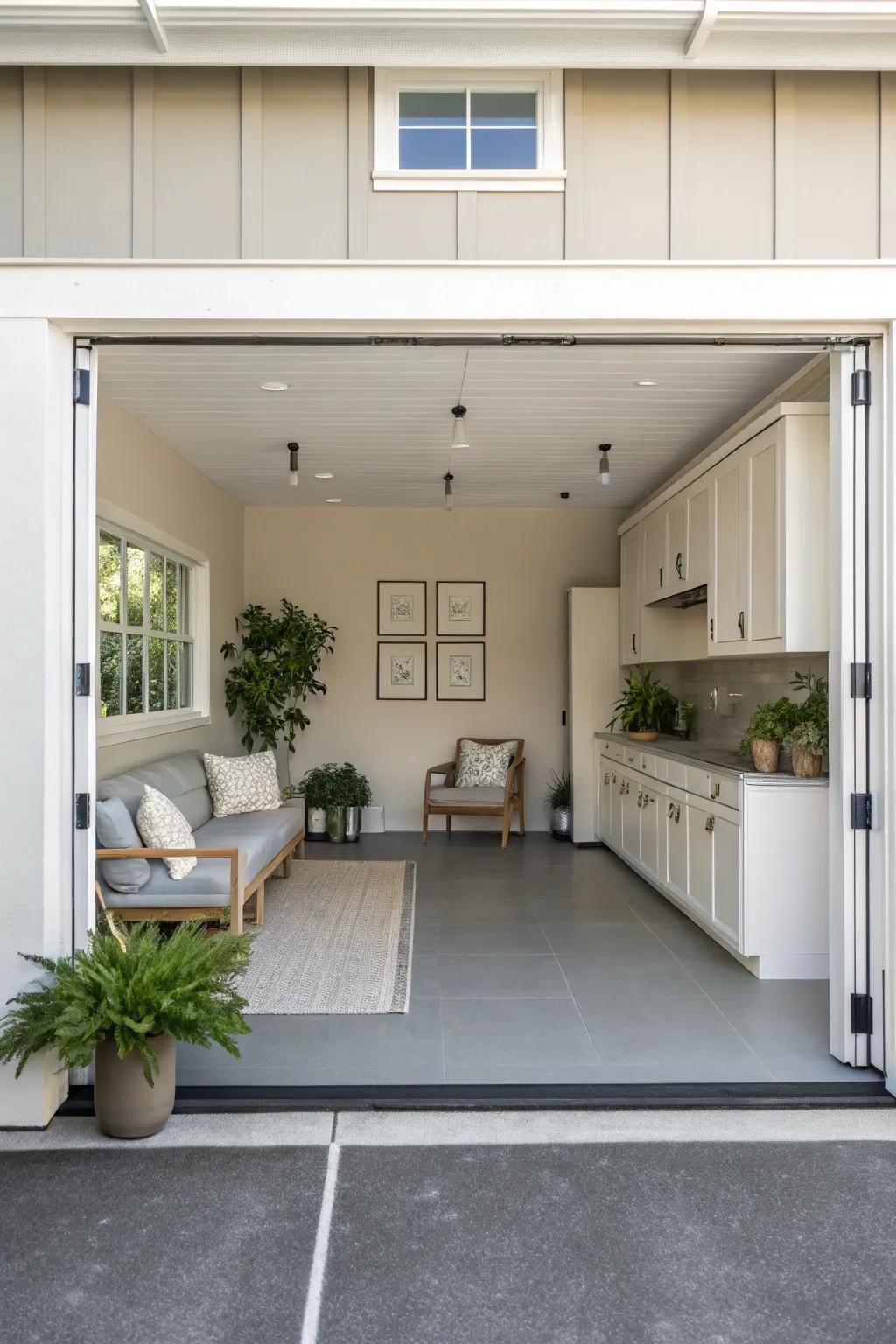 Find peace and simplicity in a retreat designed for relaxation.