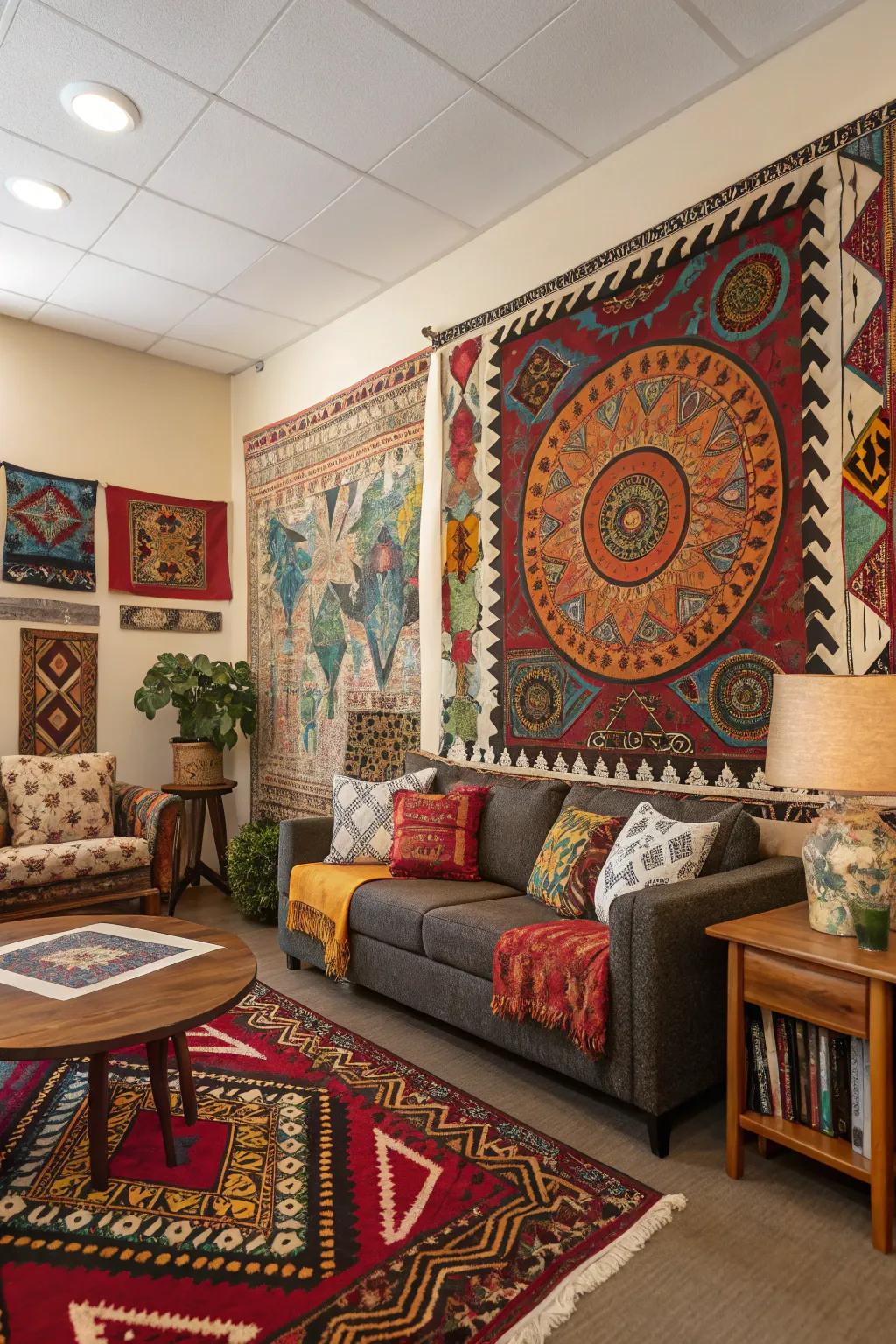 Celebrate diversity with global heritage murals.