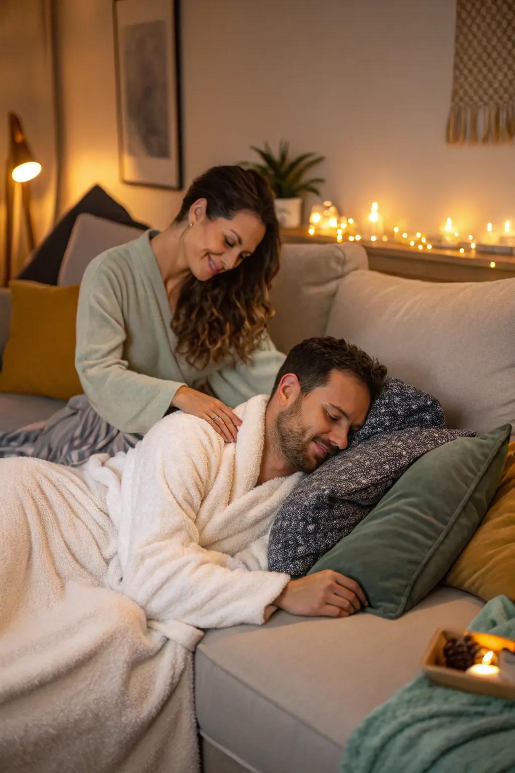 Make massage a consistent habit for deeper connection.