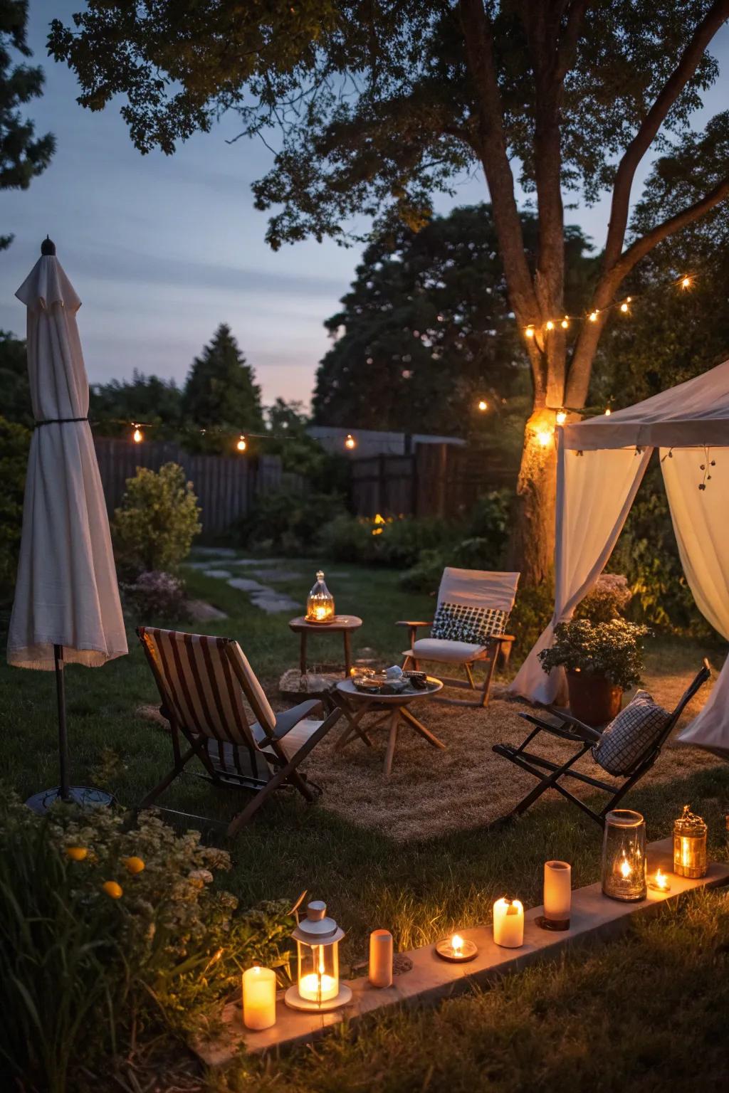 Citronella candles help create a bug-free camping experience.