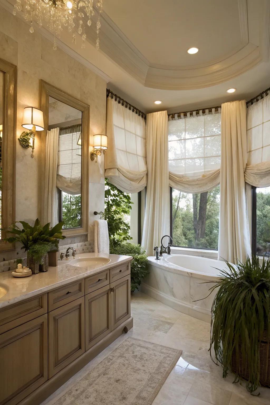 Depth and dimension: Layered coverings add visual interest.