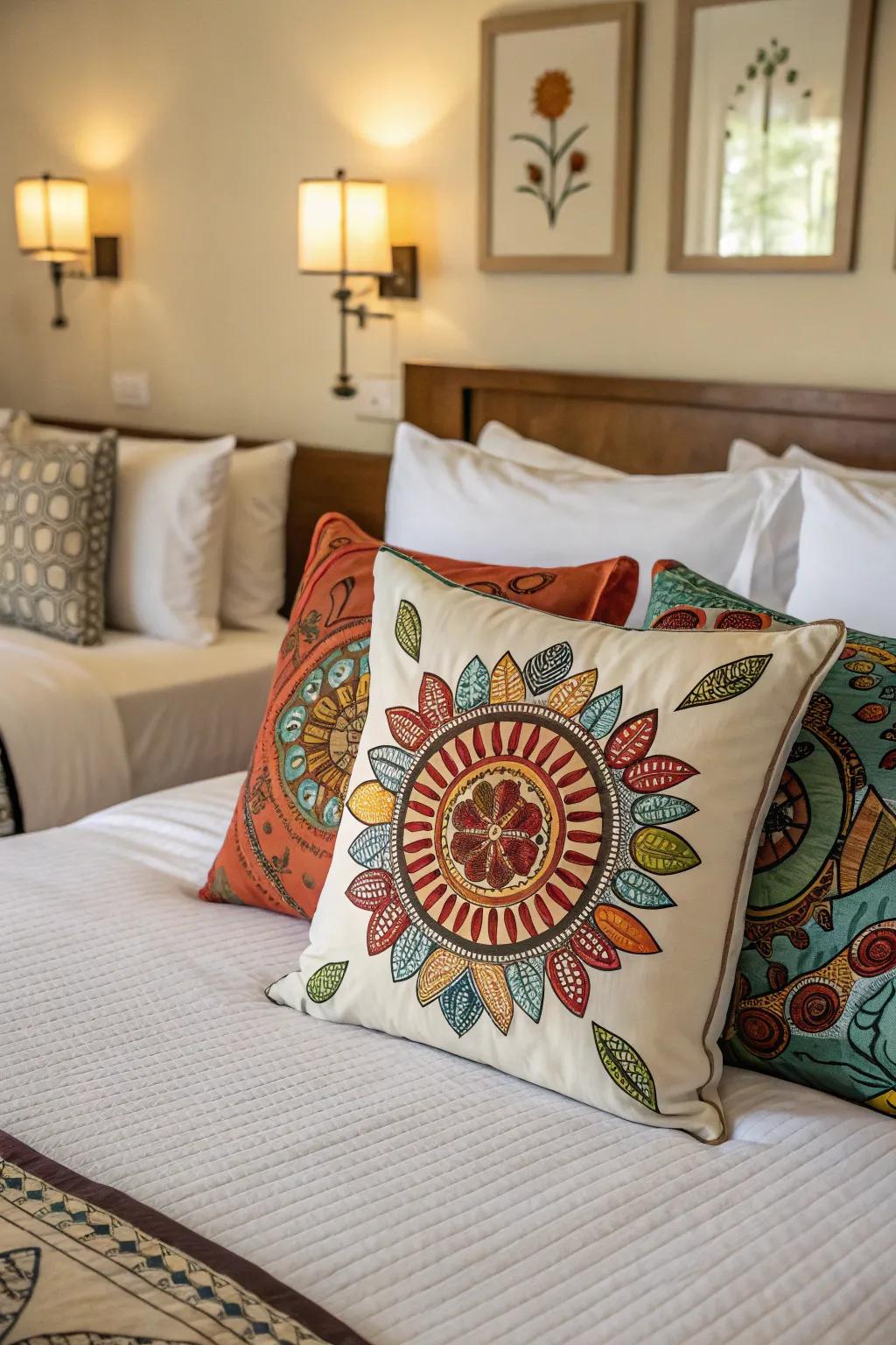 Imbue your space with cushions that embody works of art.