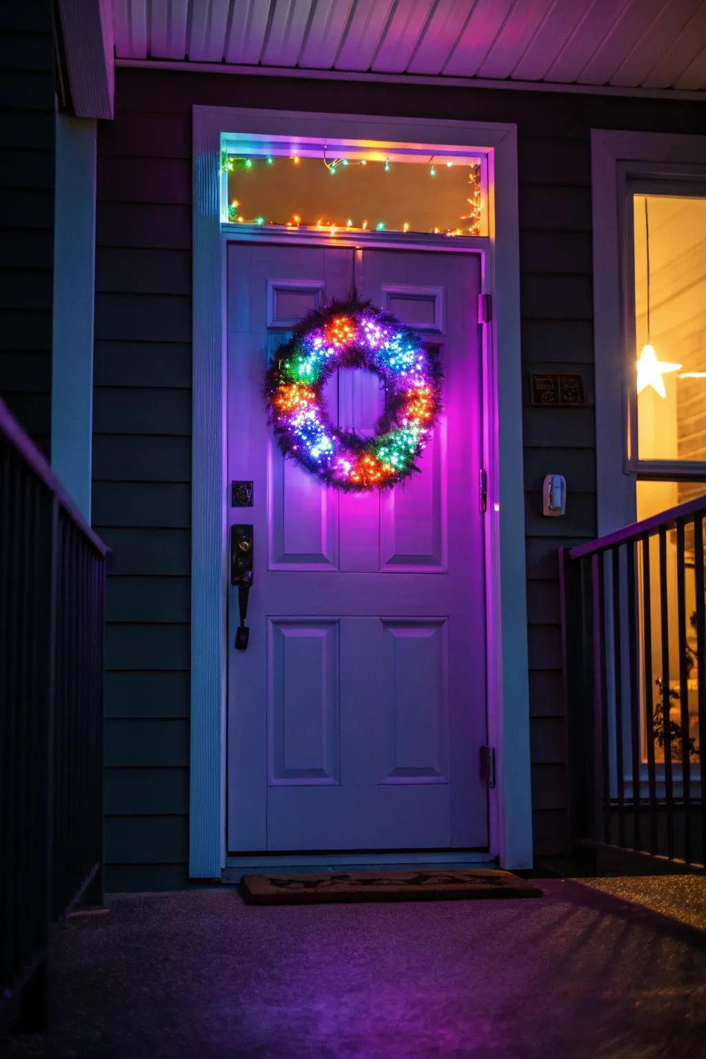 Greet your visitors by way of a welcoming, radiant greeting.