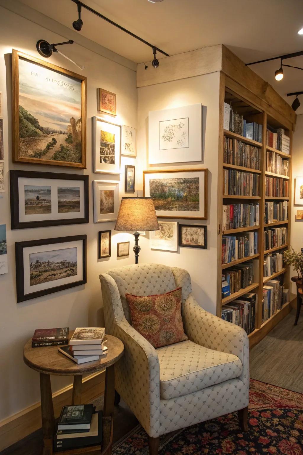 An imaginative nook that encourages creativity and contemplation.