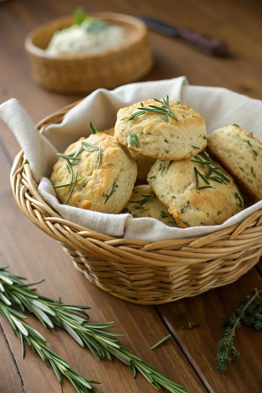 Savory rolls that deliver a rustic brunch experience.