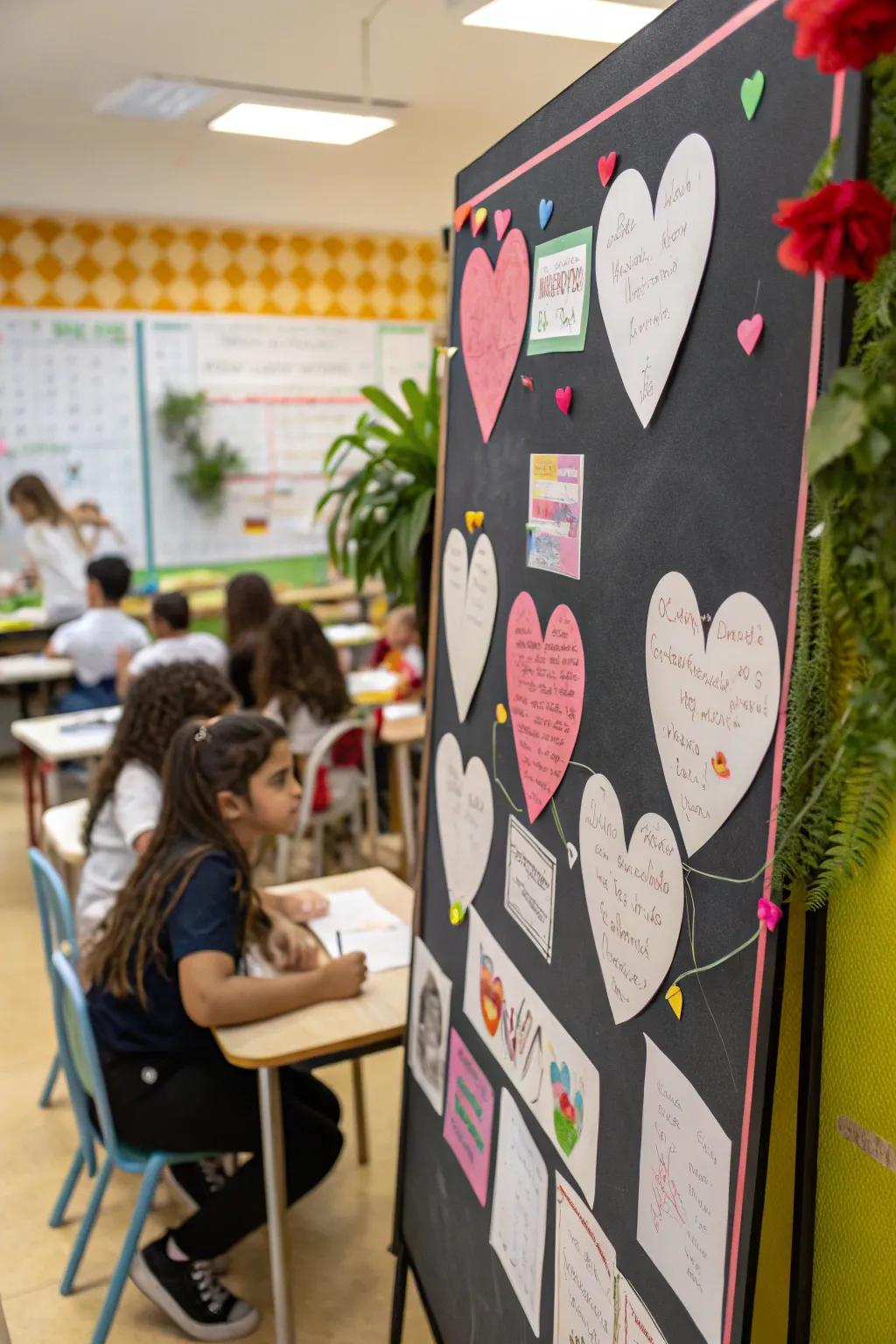 Slate affections designated for jotting down affectionate messages.