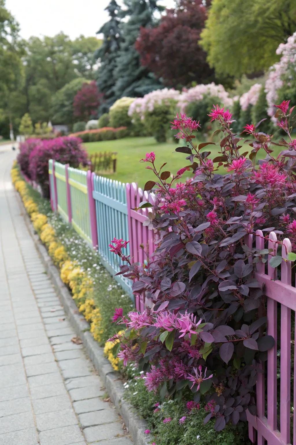 Purple leaf delivers year-round hue and interest.