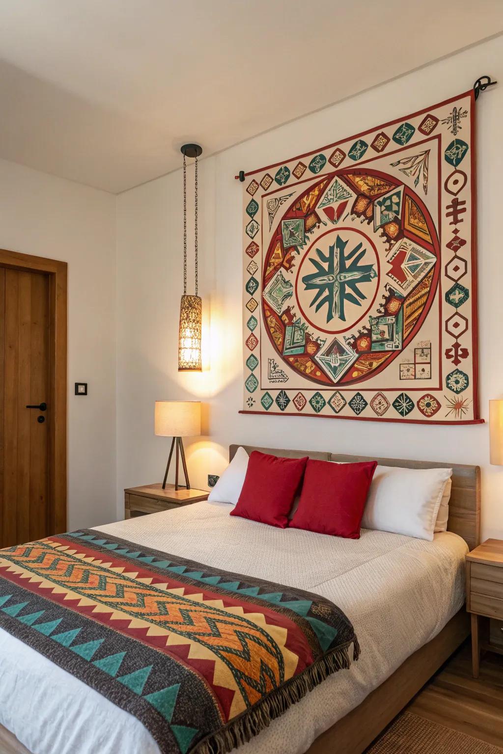 Celebrate diversity through culturally inspired canvas paintings.