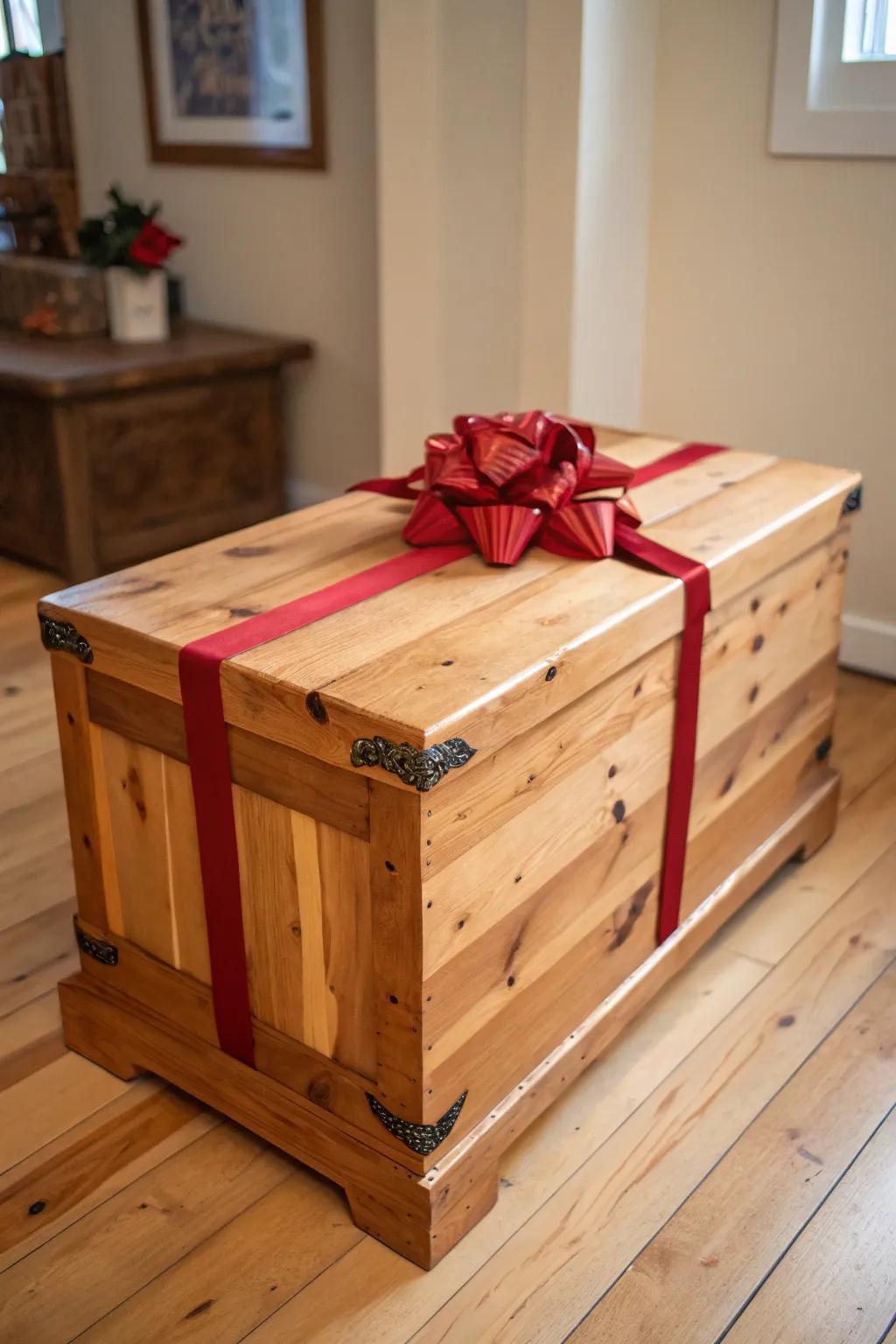 A blanket chest makes a unique and cherished gift for loved ones.