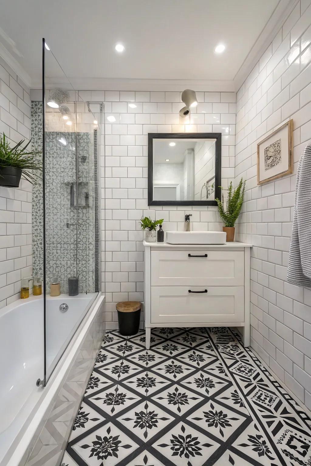 A striking single-color scheme is still ageless.