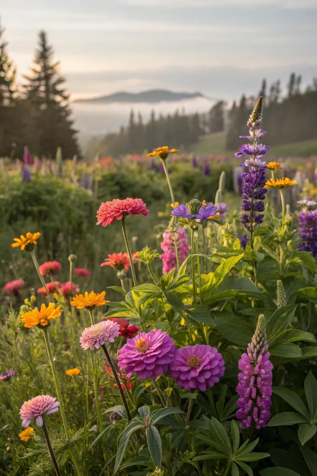 Wildflower outdoor spaces honor Colorado's natural beauty and draw in pollinators.