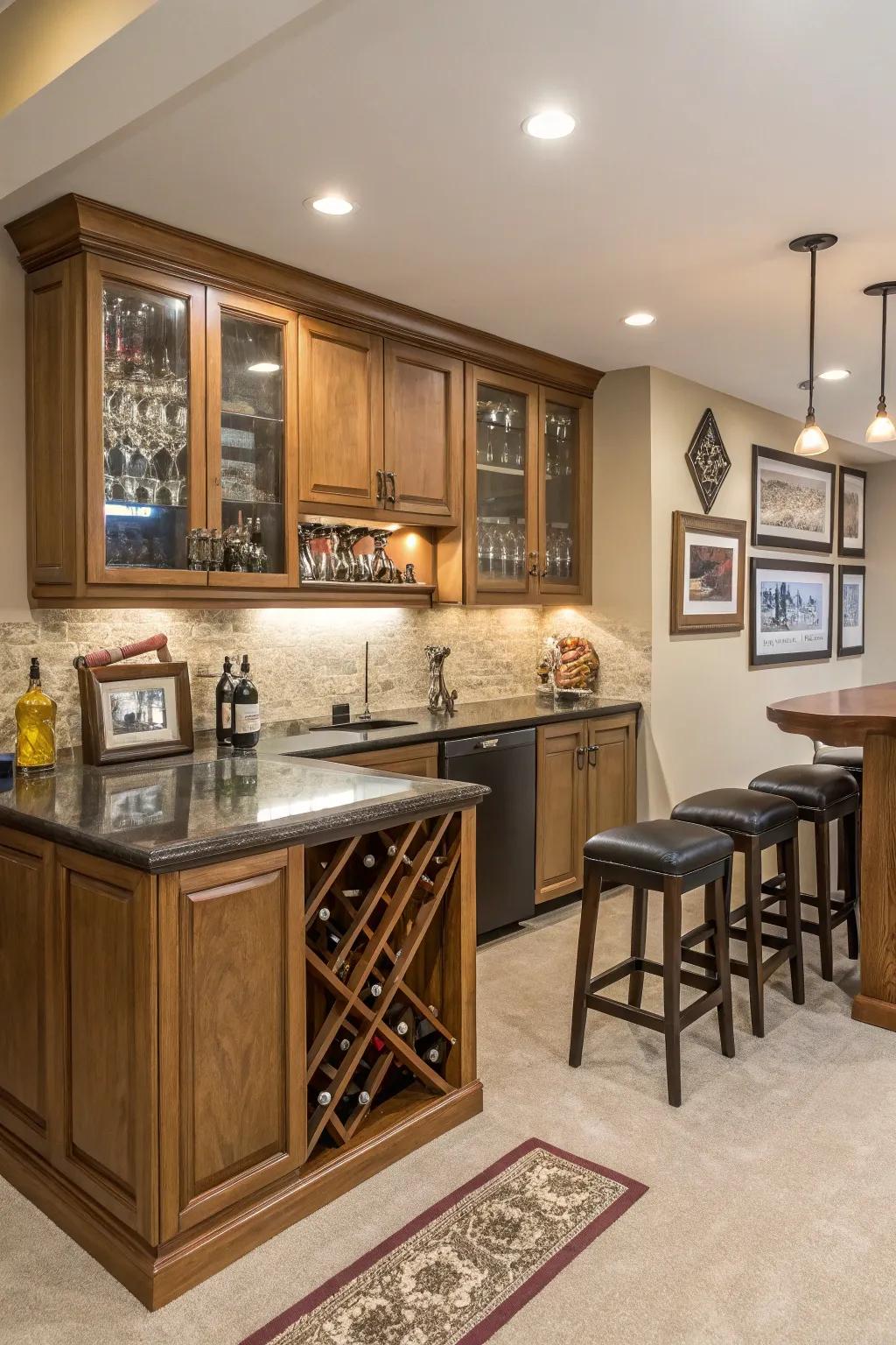 Create a bar uniquely yours with custom creations.