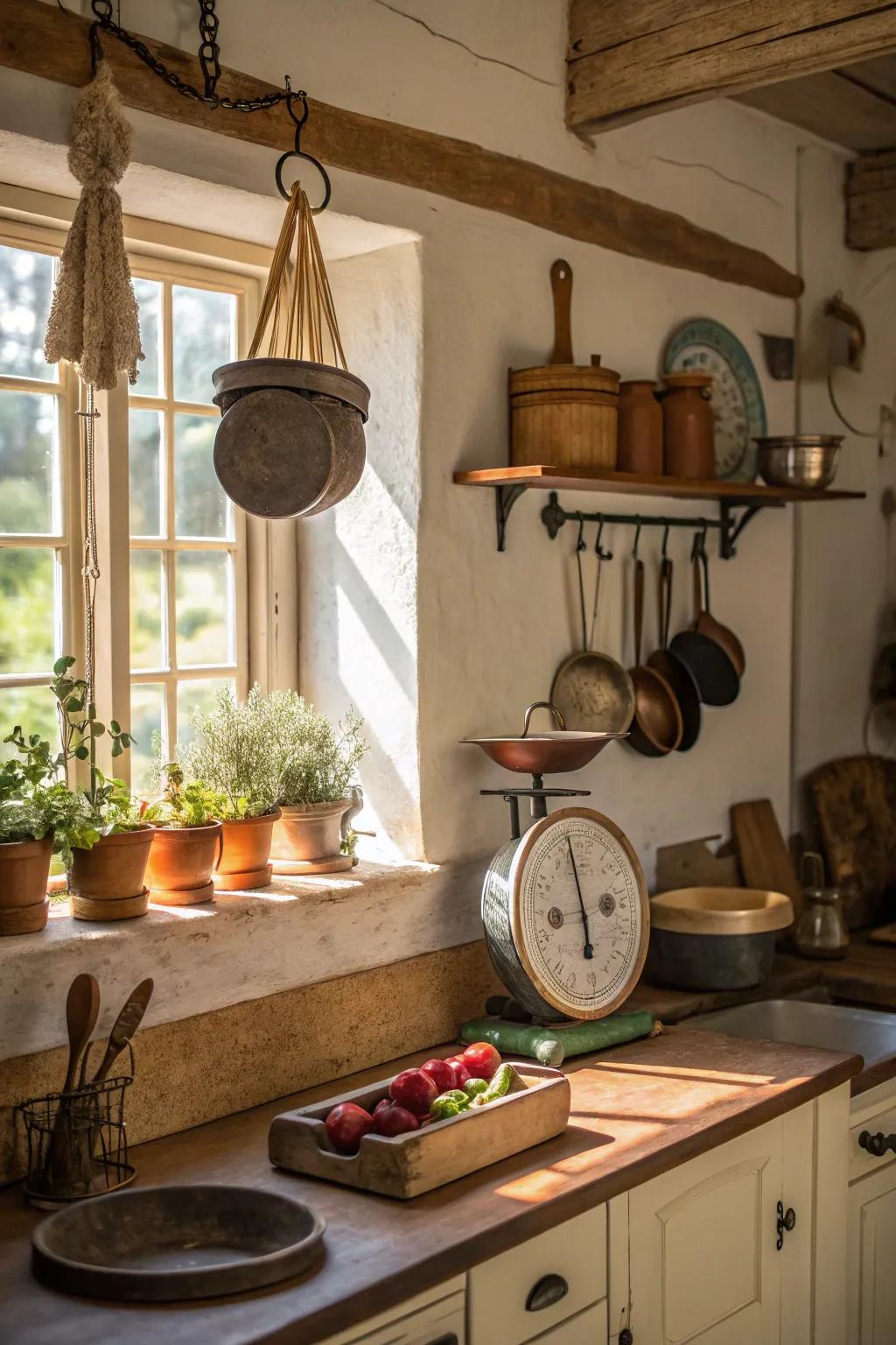 Functional decoration combines utility with charm and style.