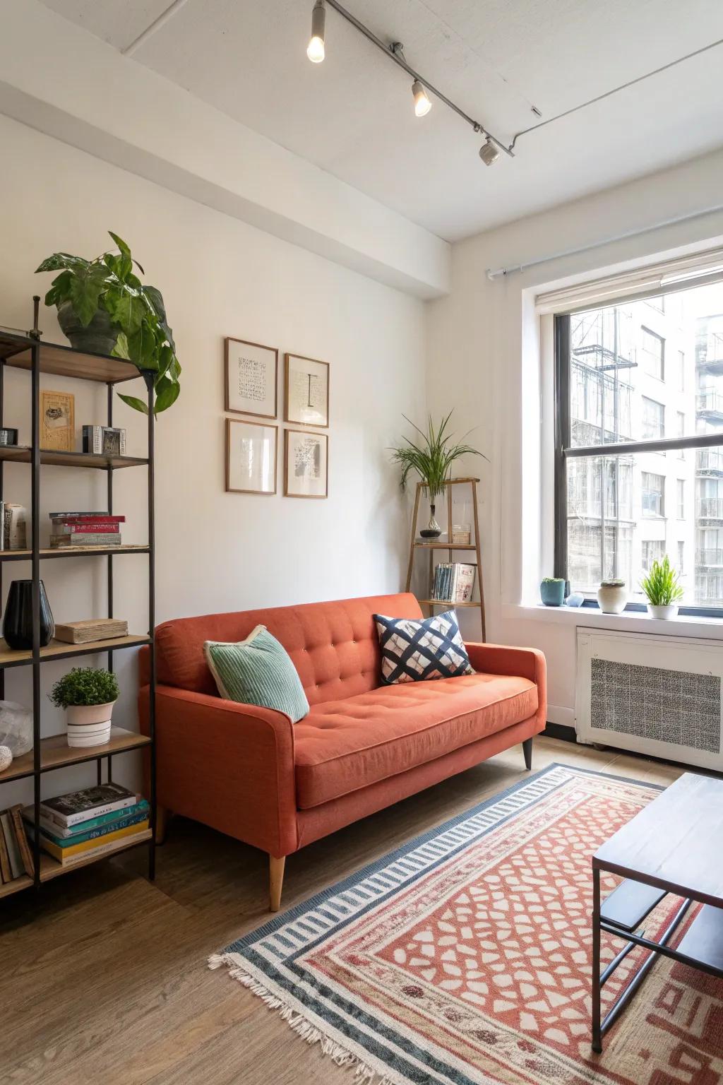 A statement piece infusing persona throughout the studio.