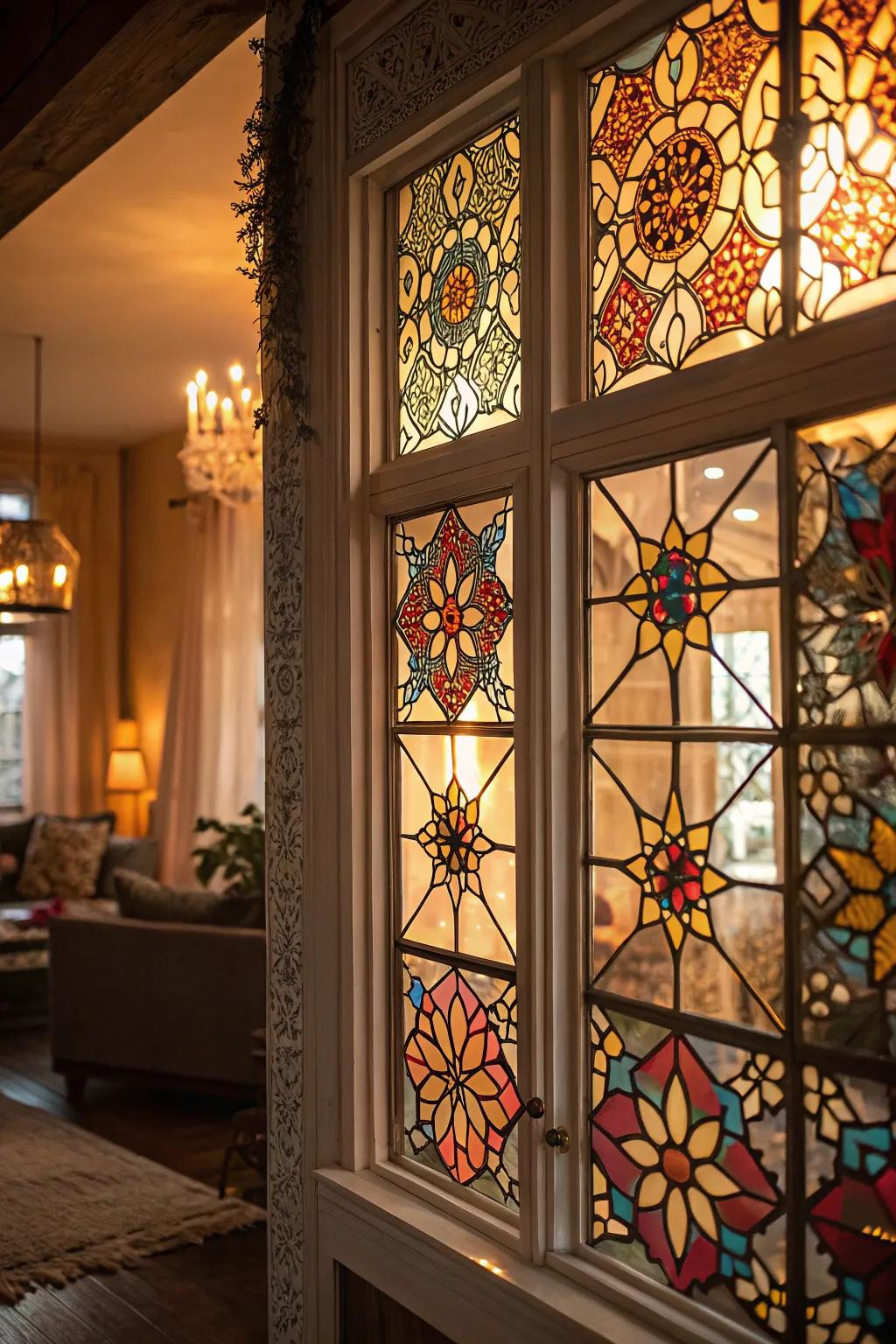 Decorative films offer privacy and artistic expression.