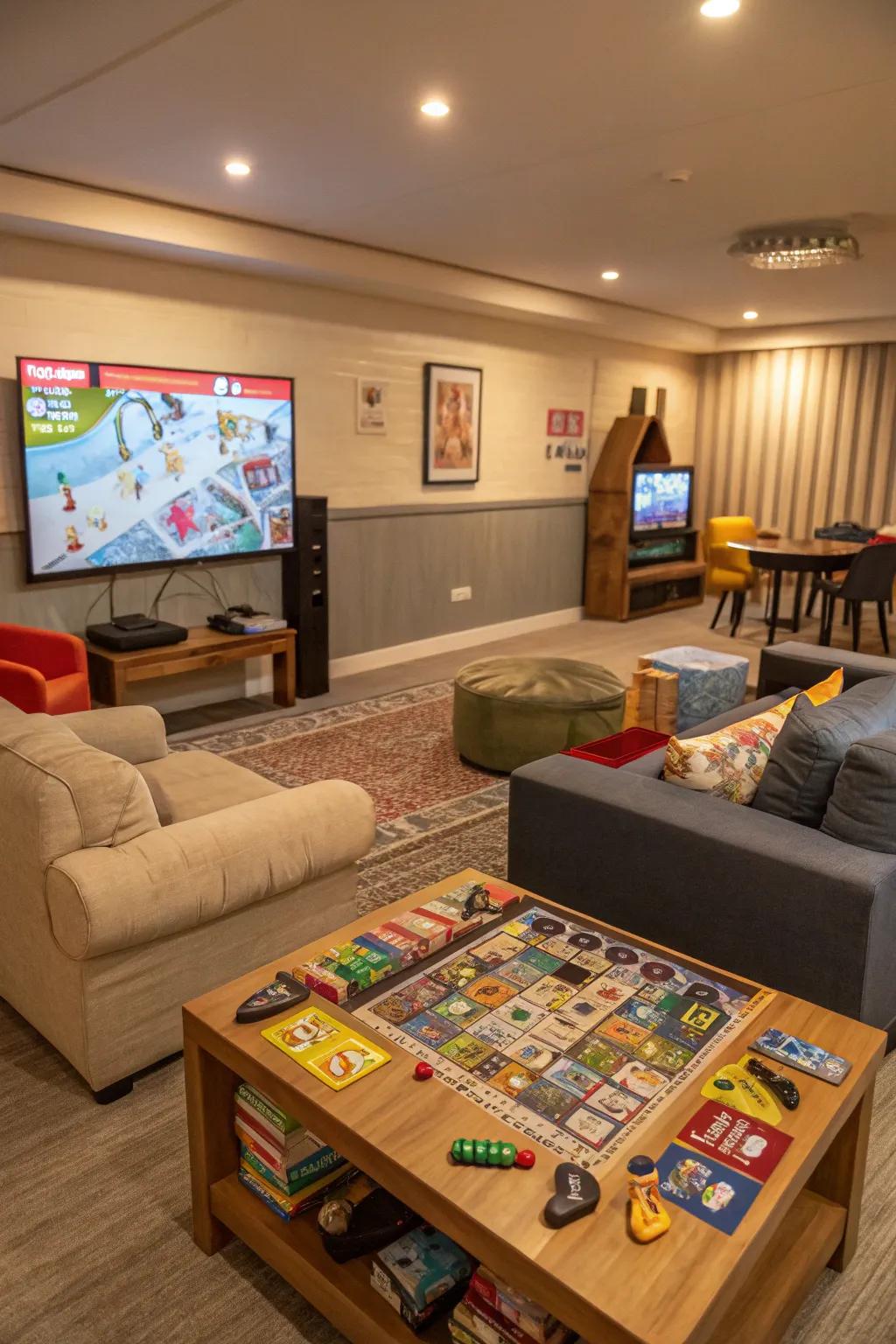 Promote bonding using a space catering to all ages and interests.