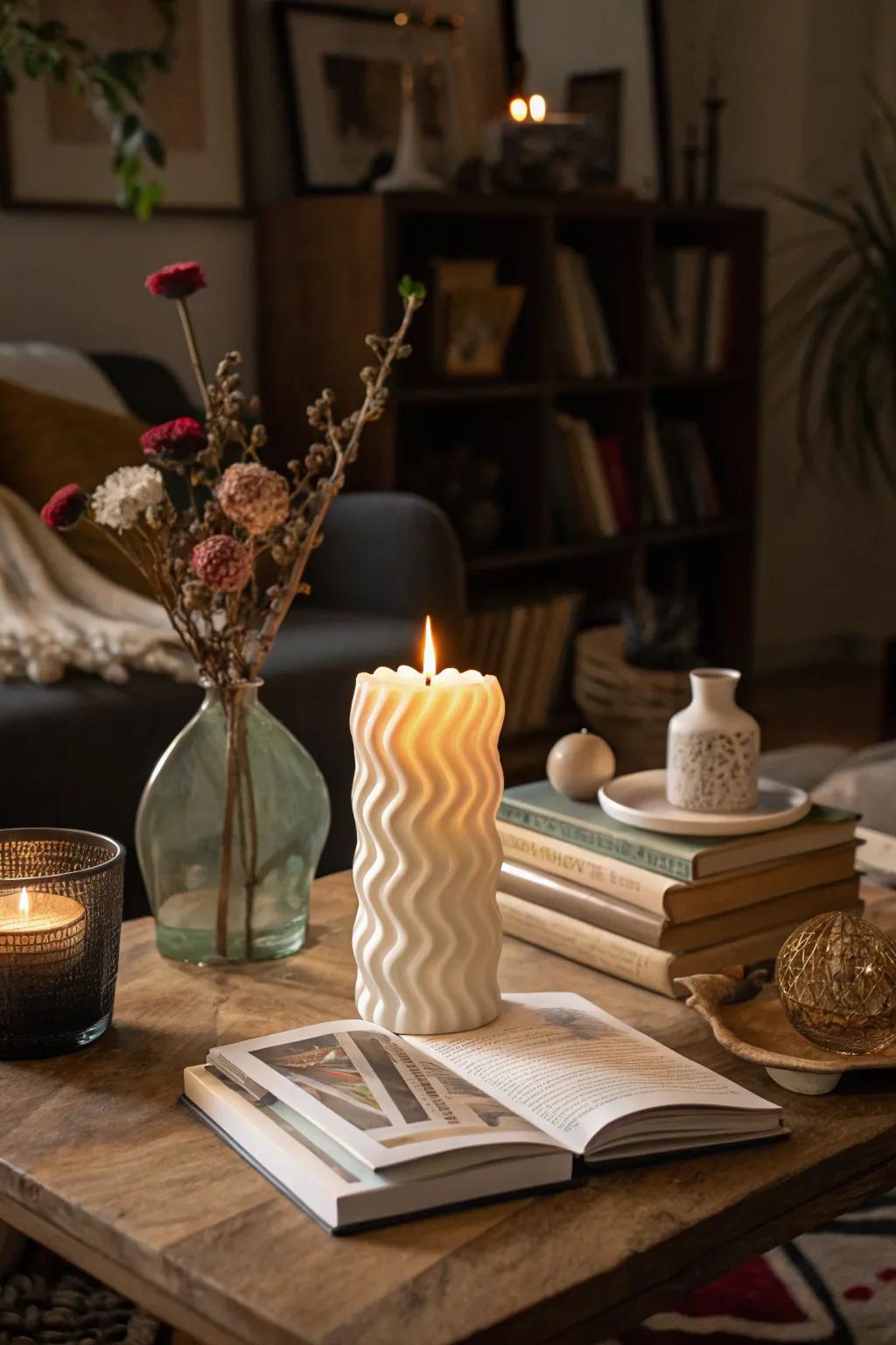 Elevate your decor with a uniquely shaped wax.
