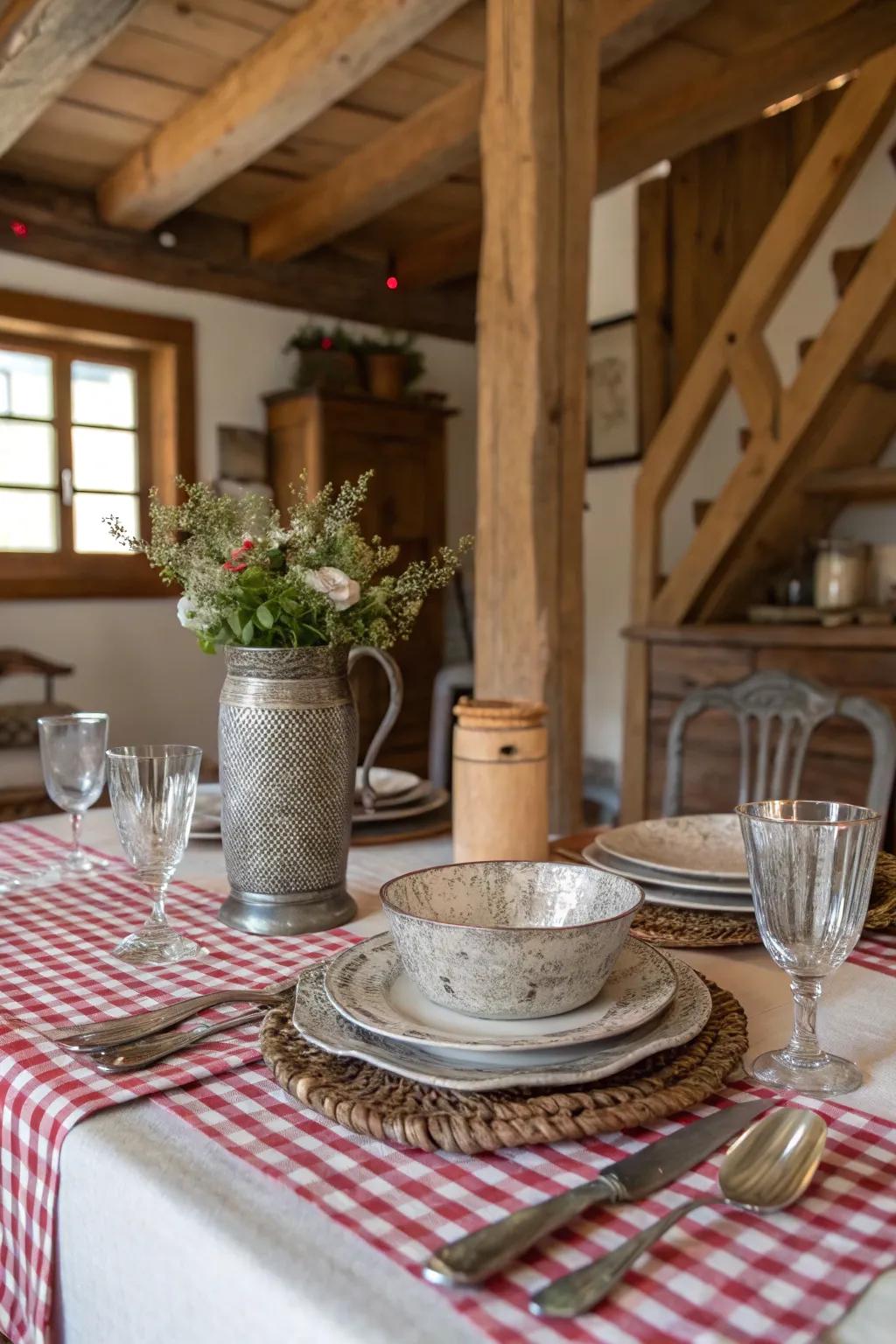 Vintage silverware brings elegance and nostalgia.