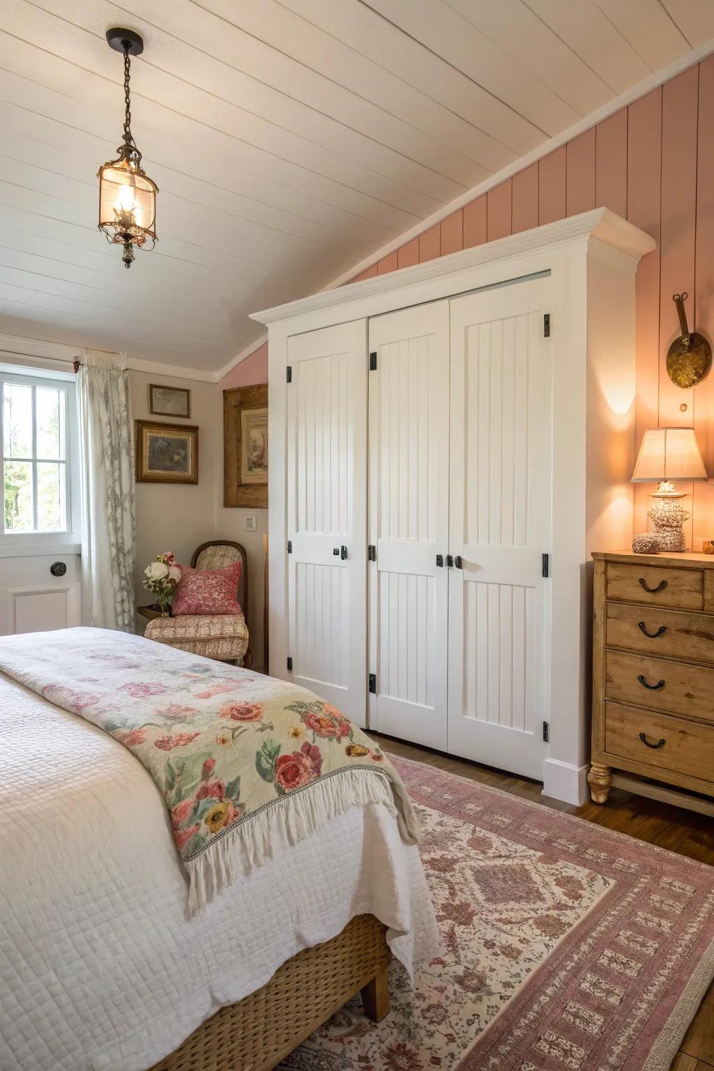 Beadboard detail offers a cozy, cottage-like appeal.