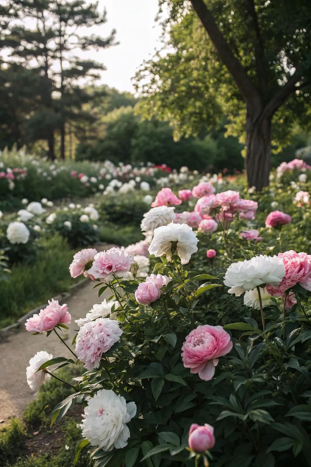 'Blush Petals' offering lush, romantic blooms.