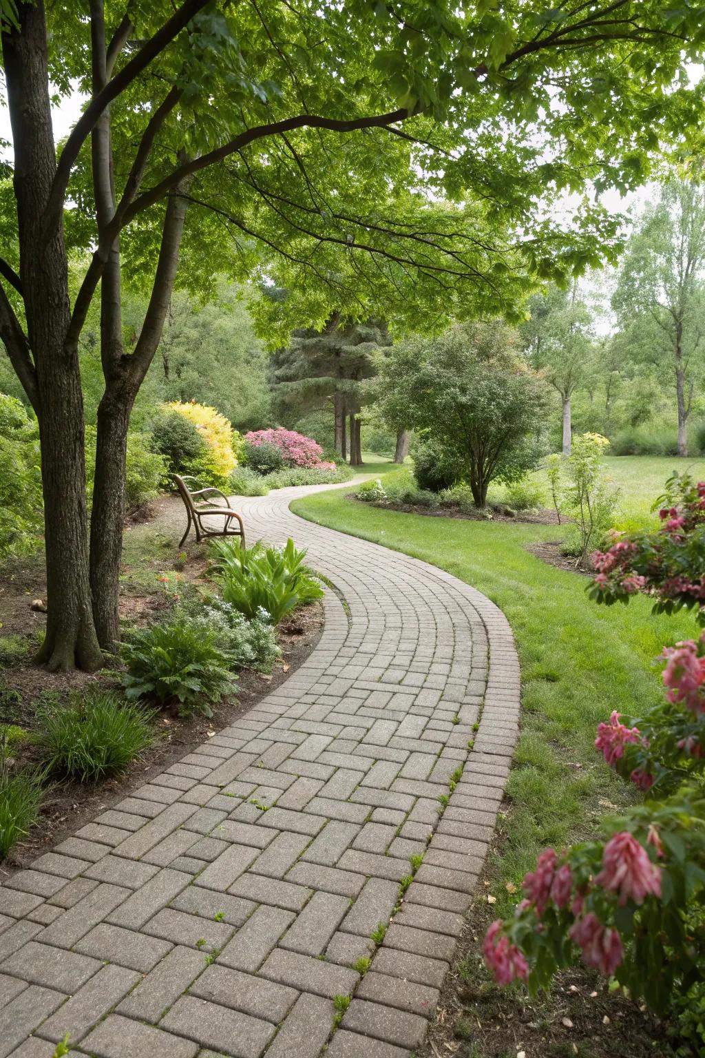 Water-permeable blocks offer an eco-friendly design solution.