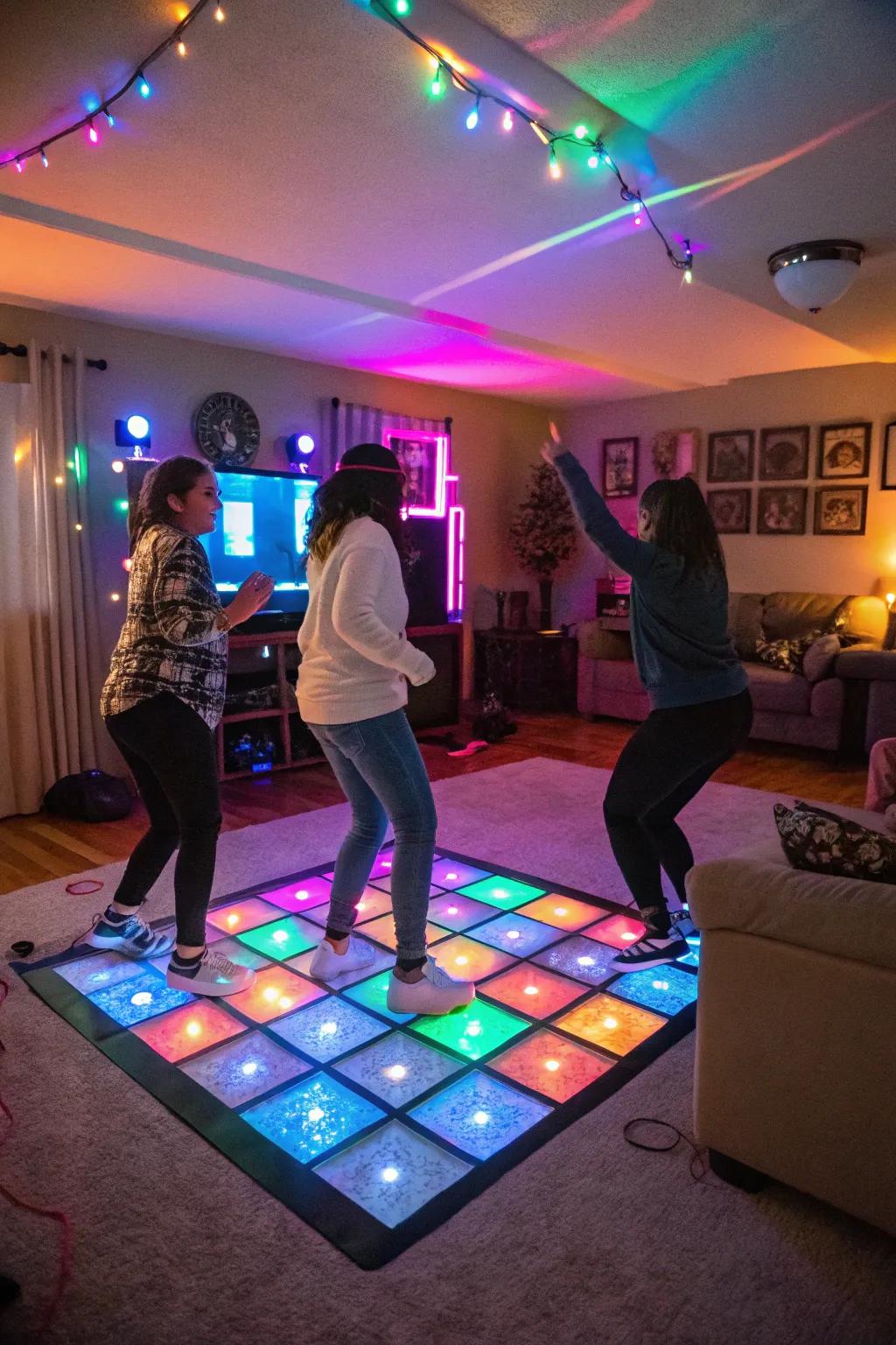 A lively boogie gathering to celebrate Galentine's Day with joy and movement.