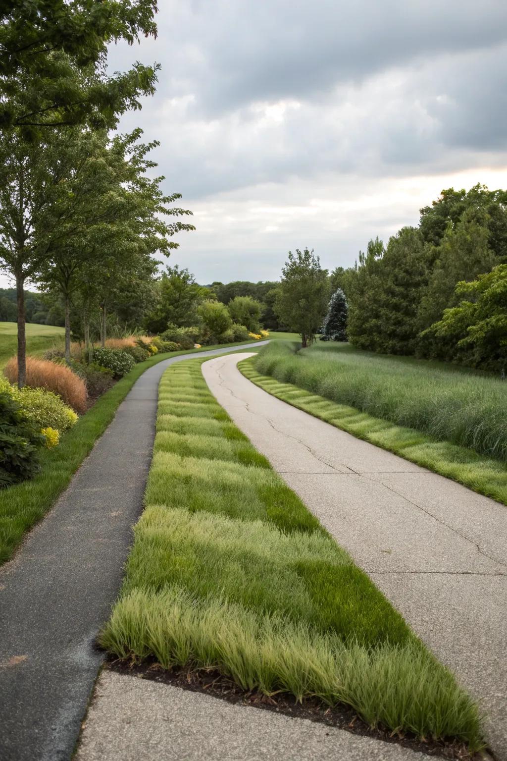 Dual-tone turf shades create stunning visual depth.