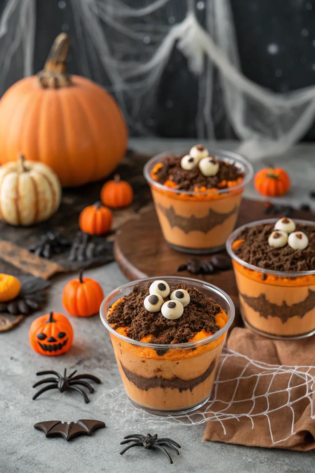 Gourd dessert vessels – equally delightful and delectable.