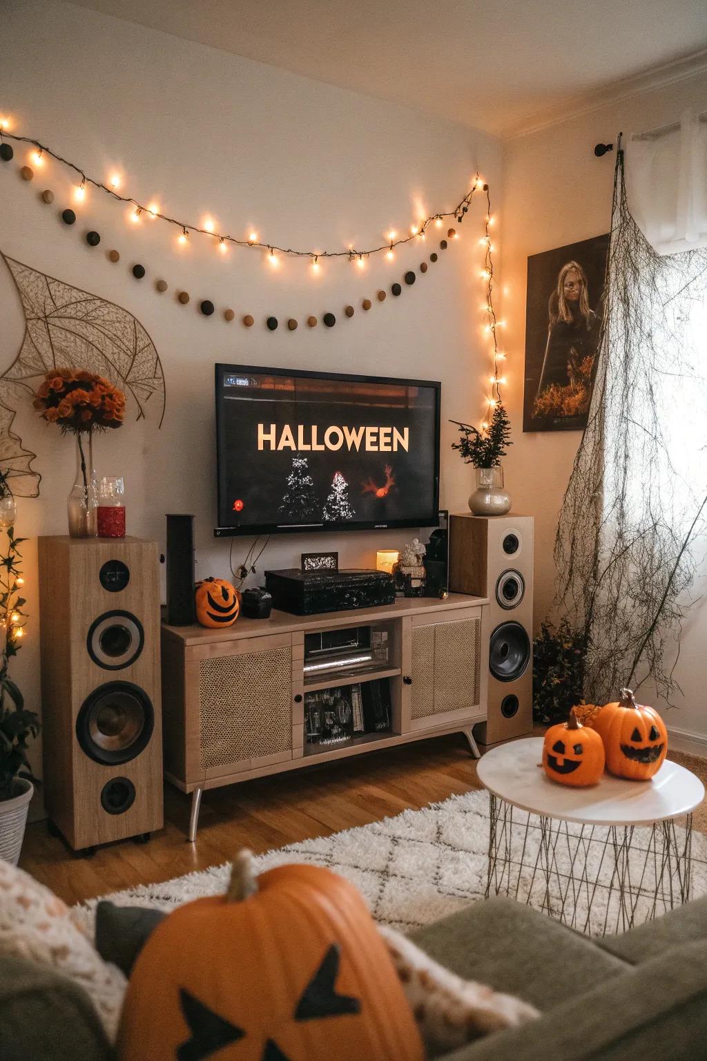 A Halloween playlist encompassing eerie melodies establishes a hauntingly delightful sentiment